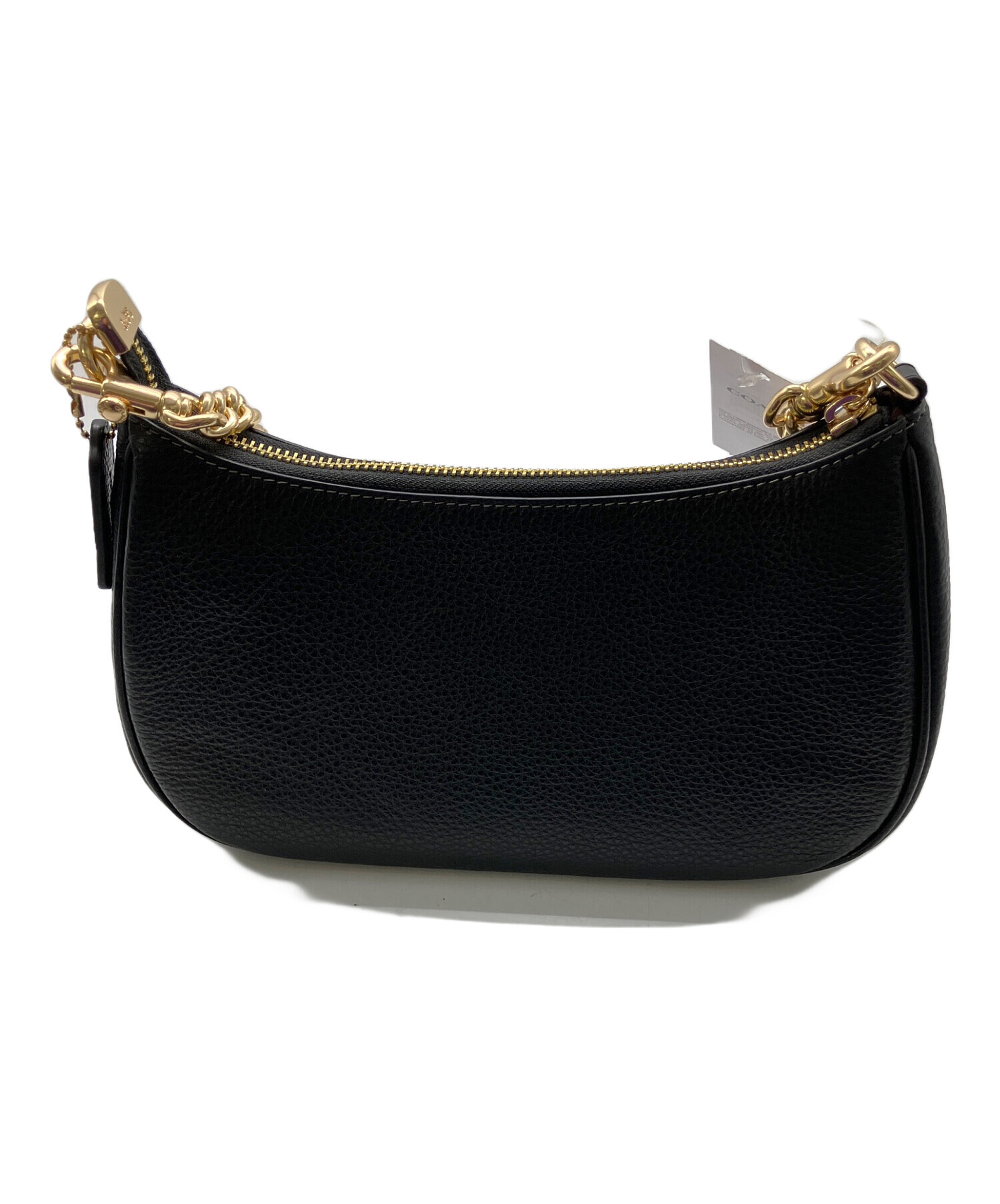 未使用品　 COACH ブラック ショルダーバッグ 中古・古着通販】COACH (コーチ) ショルダーバッグ ブラック｜ブランド