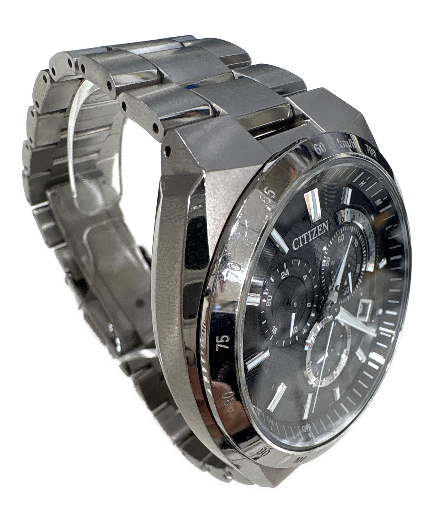 中古・古着通販】CITIZEN (シチズン) 腕時計 ブラック｜ブランド・古着