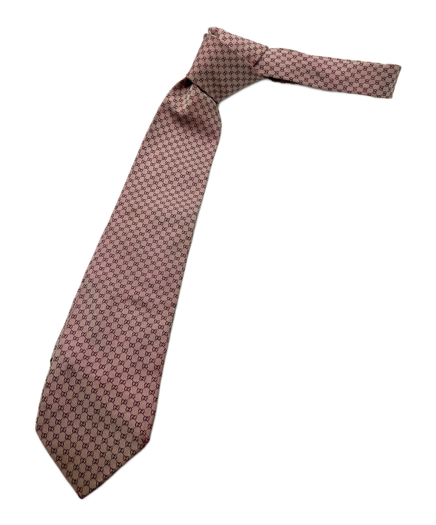 中古・古着通販】GUCCI (グッチ) ネクタイ ピンク サイズ:-｜ブランド