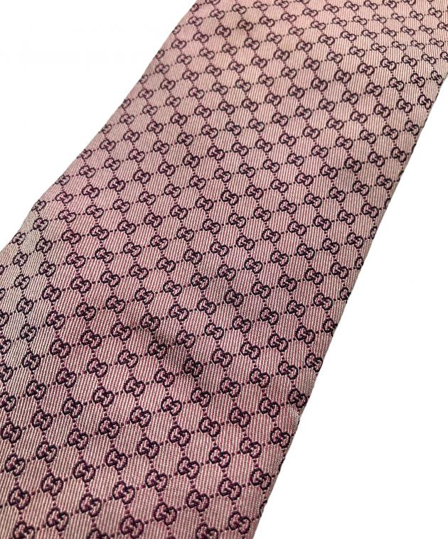 中古・古着通販】GUCCI (グッチ) ネクタイ ピンク サイズ:-｜ブランド