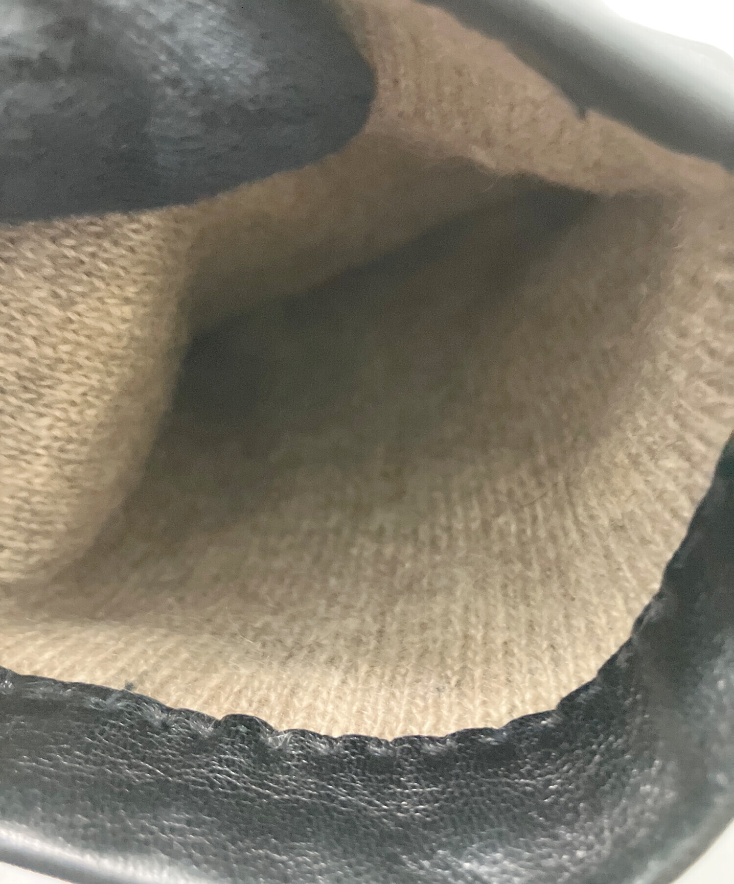 中古・古着通販】Ferragamo (フェラガモ) レザーグローブ ブラック