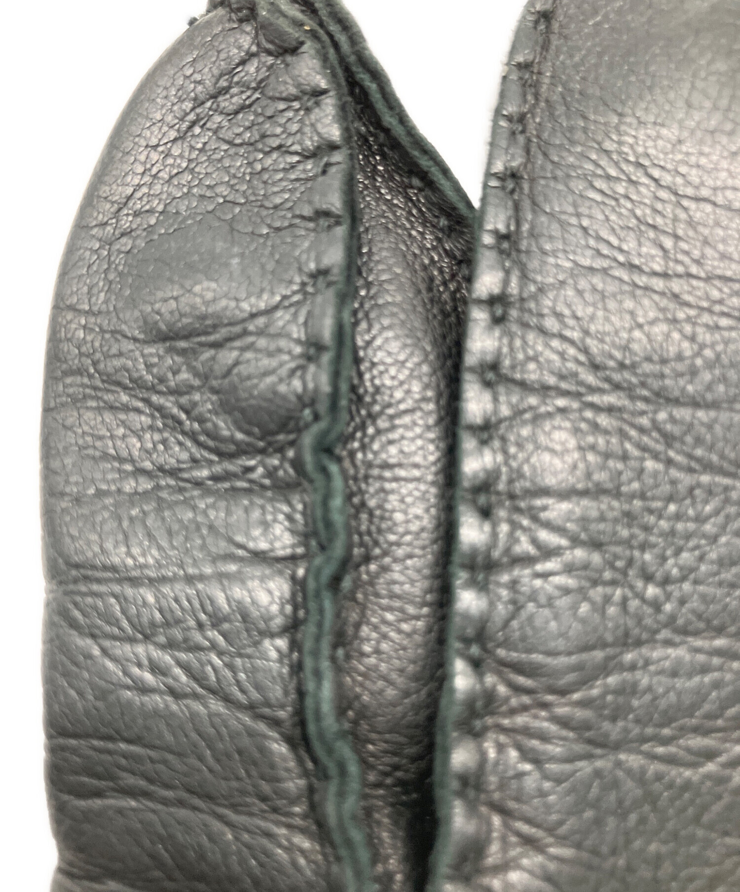 中古・古着通販】Ferragamo (フェラガモ) レザーグローブ ブラック