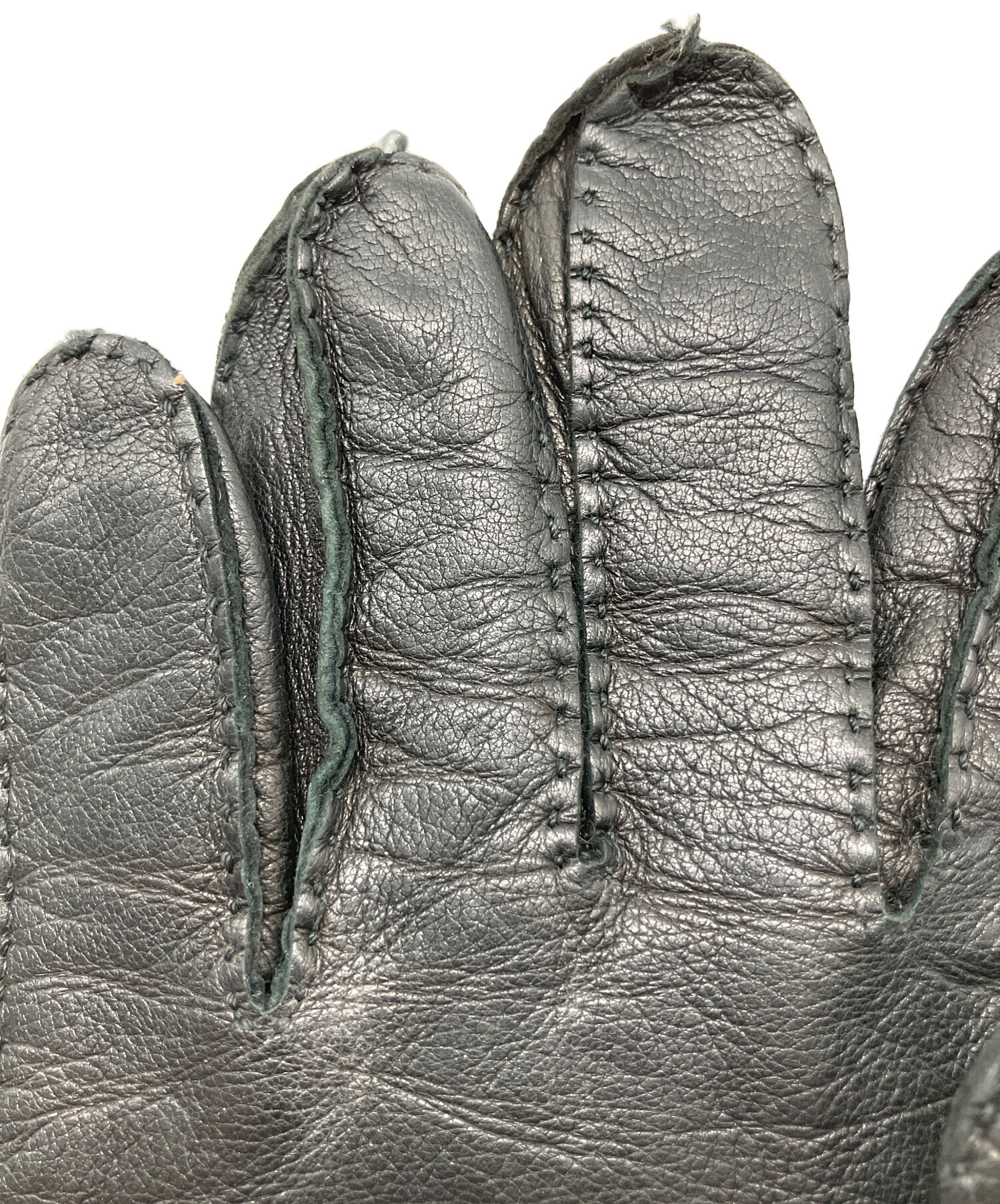 新品未使用 ￼フェラガモ ￼ レディースグローブ ￼ 7.5 中古・古着通販】Ferragamo (フェラガモ) レザーグローブ ブラック