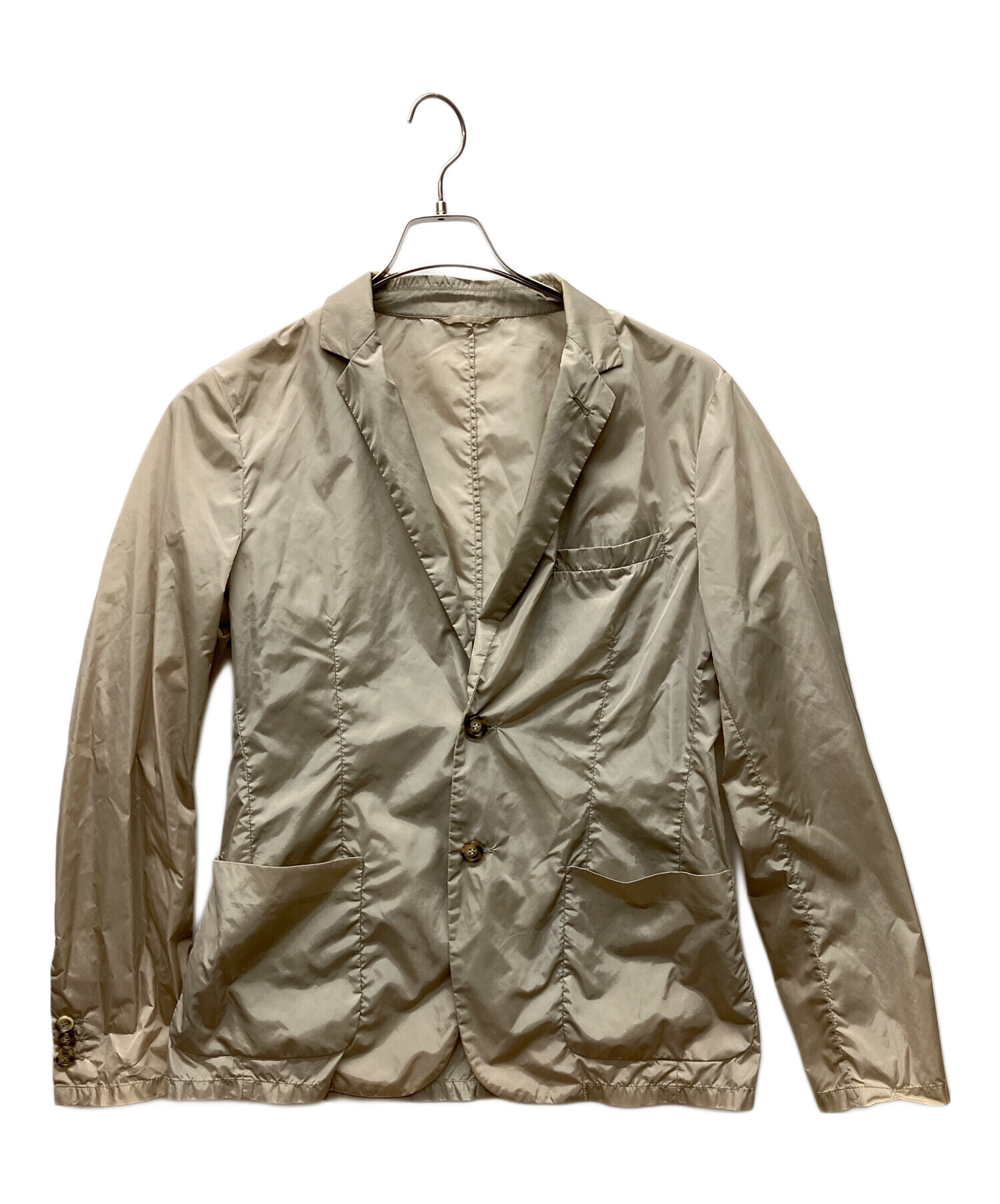 中古・古着通販】PRADA (プラダ) ナイロンジャケット ベージュ サイズ