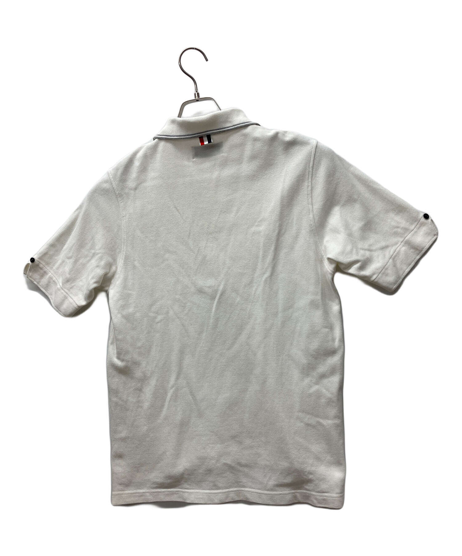 中古・古着通販】Thom Browne (トムブラウン) ポロシャツ ホワイト