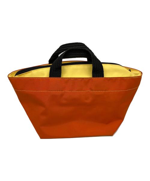 Herve Chapelier USA製 ドラムバッグ ボストンバッグ オレンジ 中古・古着通販】Herve Chapelier (エルベシャプリエ) 舟形トート