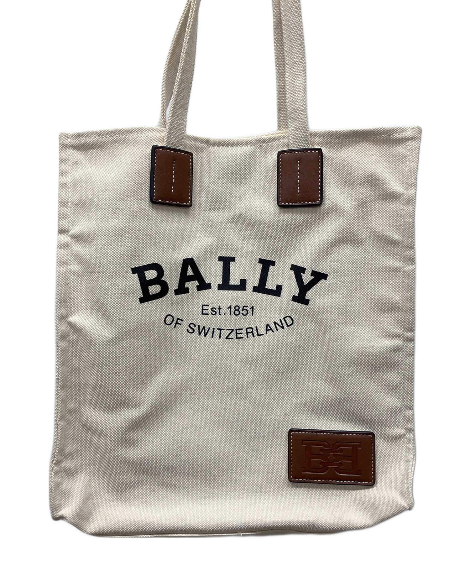 中古・古着通販】BALLY (バリー) トートバッグ アイボリー｜ブランド