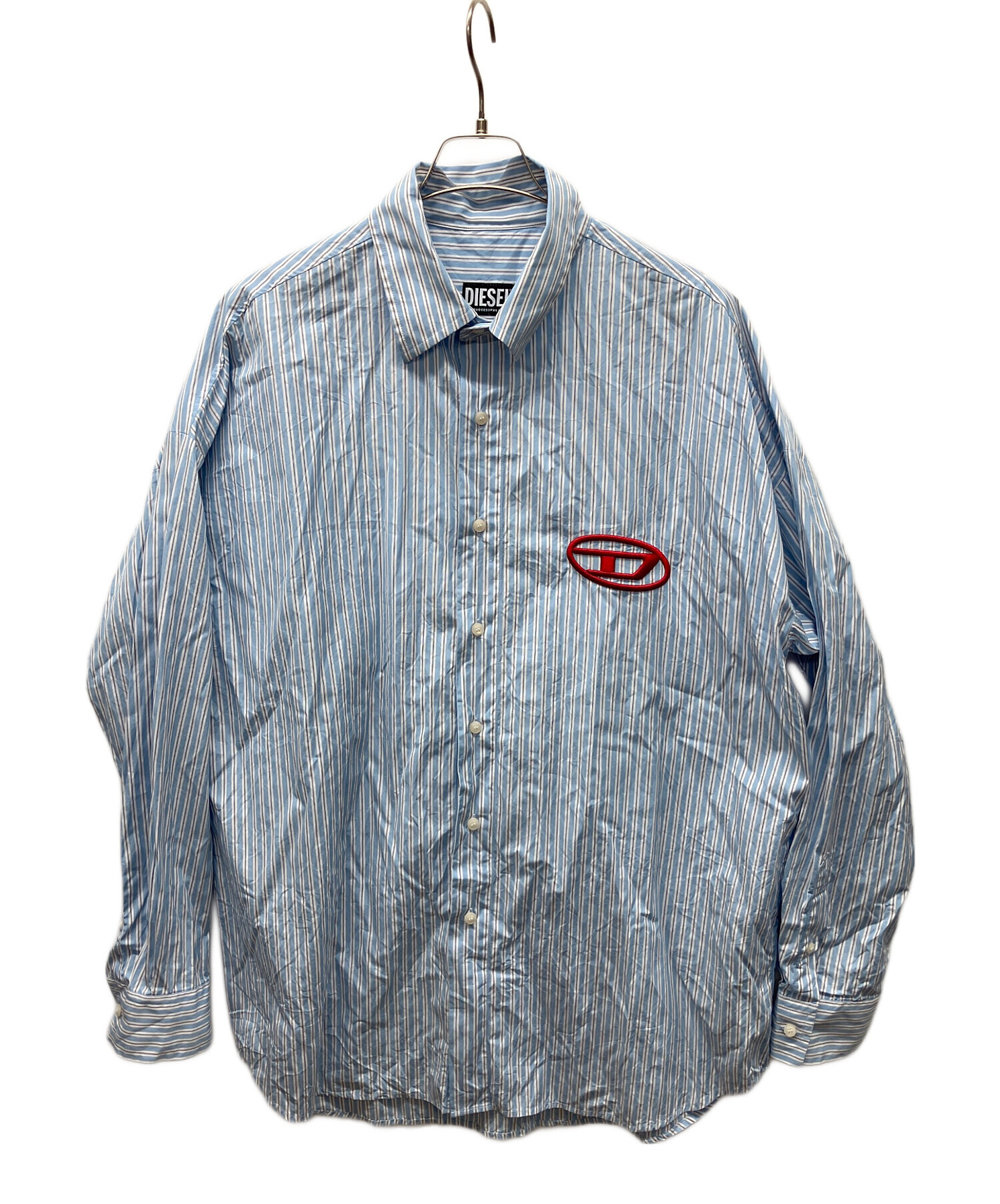 中古・古着通販】DIESEL (ディーゼル) 長袖シャツ スカイブルー サイズ 