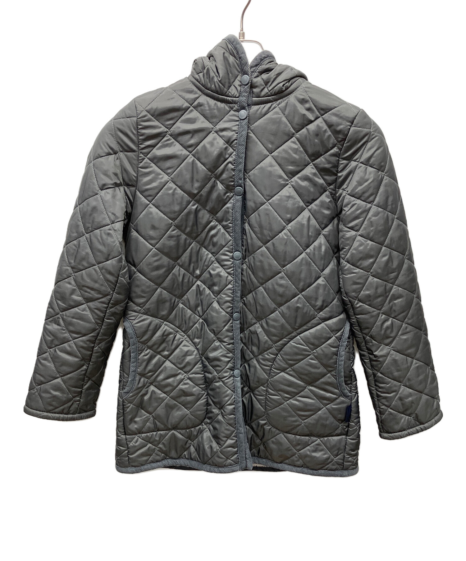 中古・古着通販】LAVENHAM (ラベンハム) キルティングコート グレー