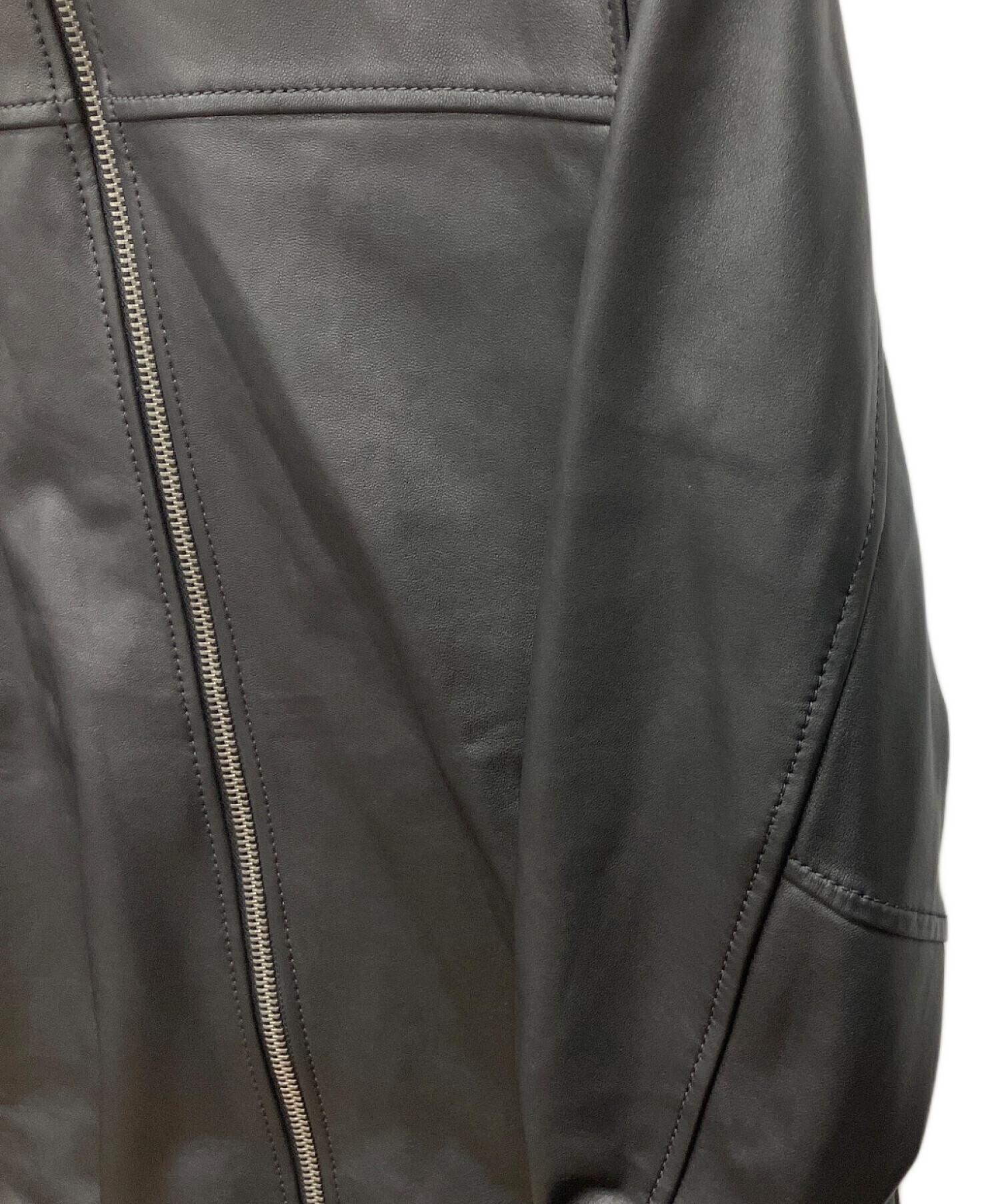 中古・古着通販】COACH (コーチ) レザージャケット ブラック サイズ:M