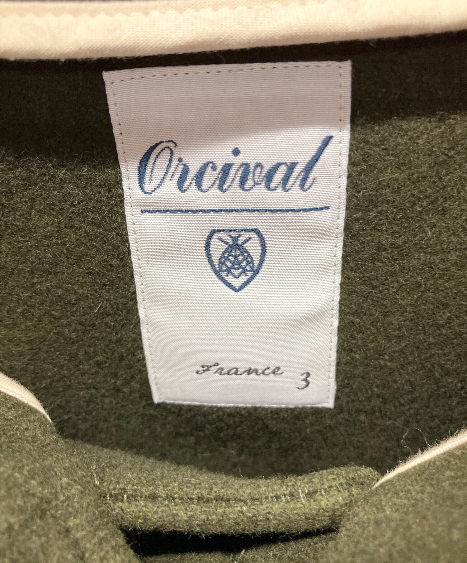 中古・古着通販】ORCIVAL (オーシバル) コート オリーブ サイズ:L