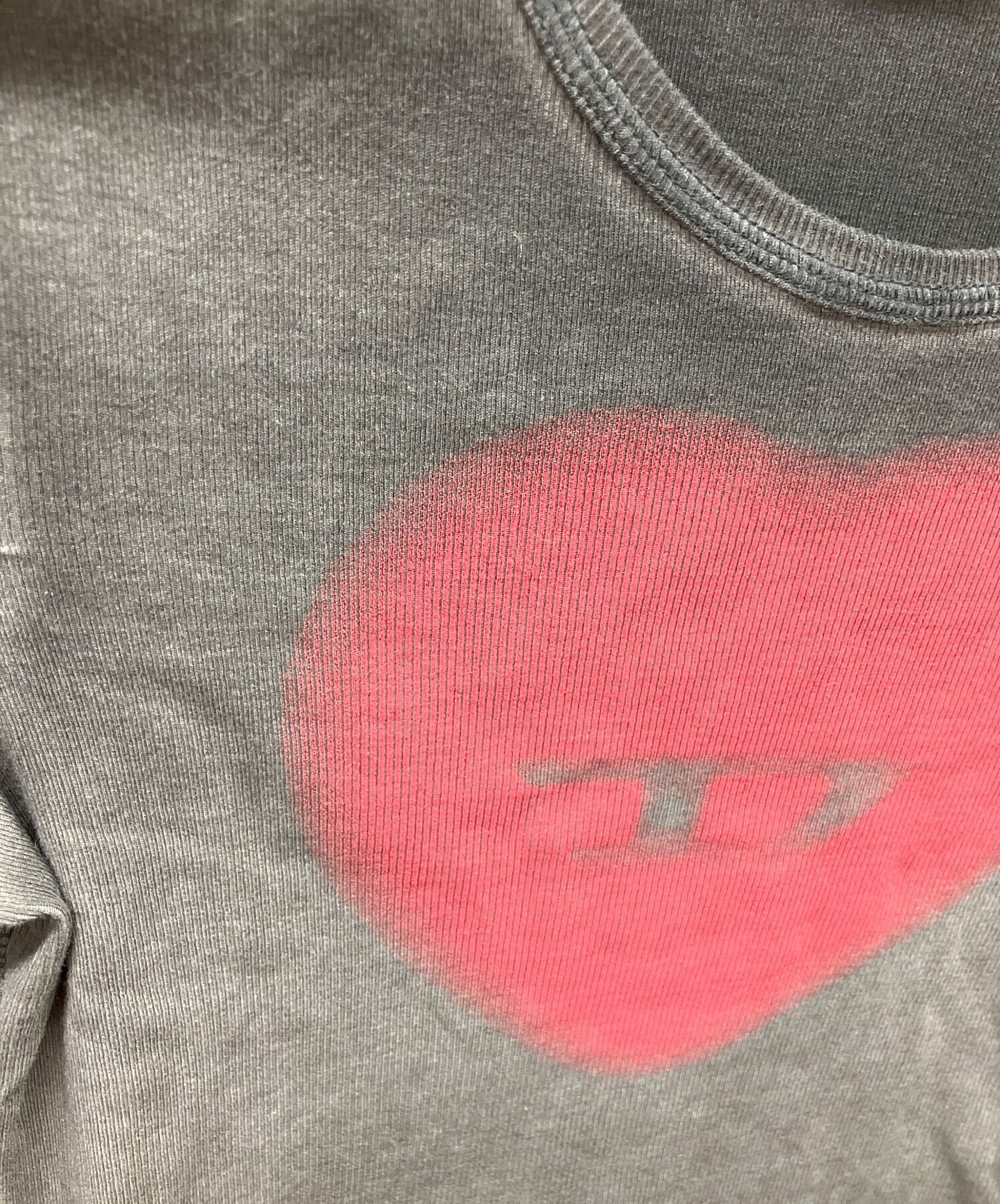 中古・古着通販】DIESEL (ディーゼル) 半袖カットソー グレー サイズ:S