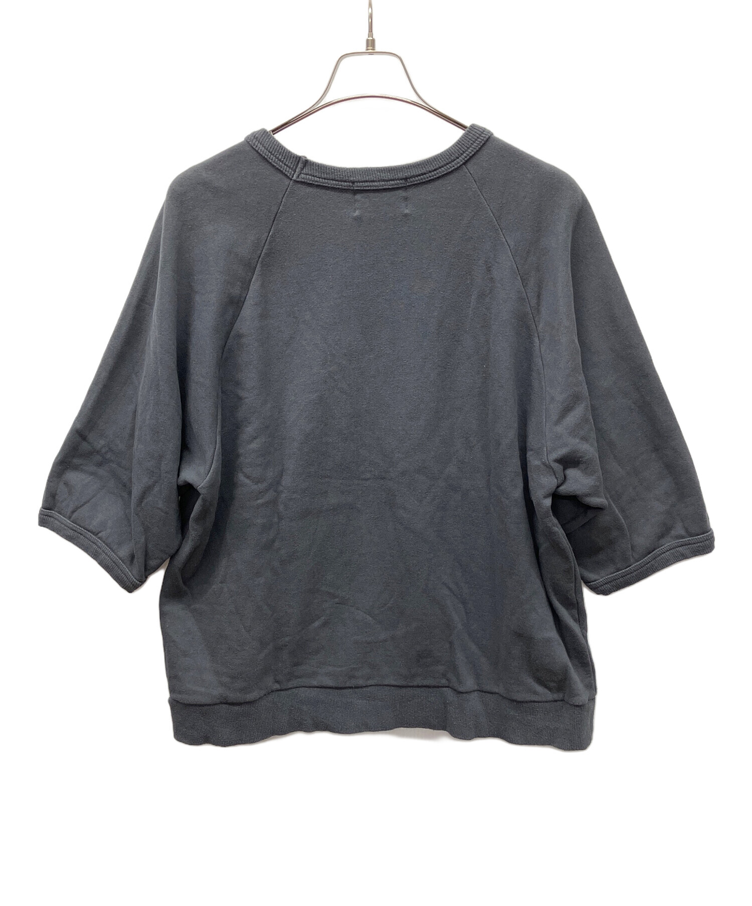 中古・古着通販】WEIRDO (ウィアード) 半袖スウェット ブラック サイズ 