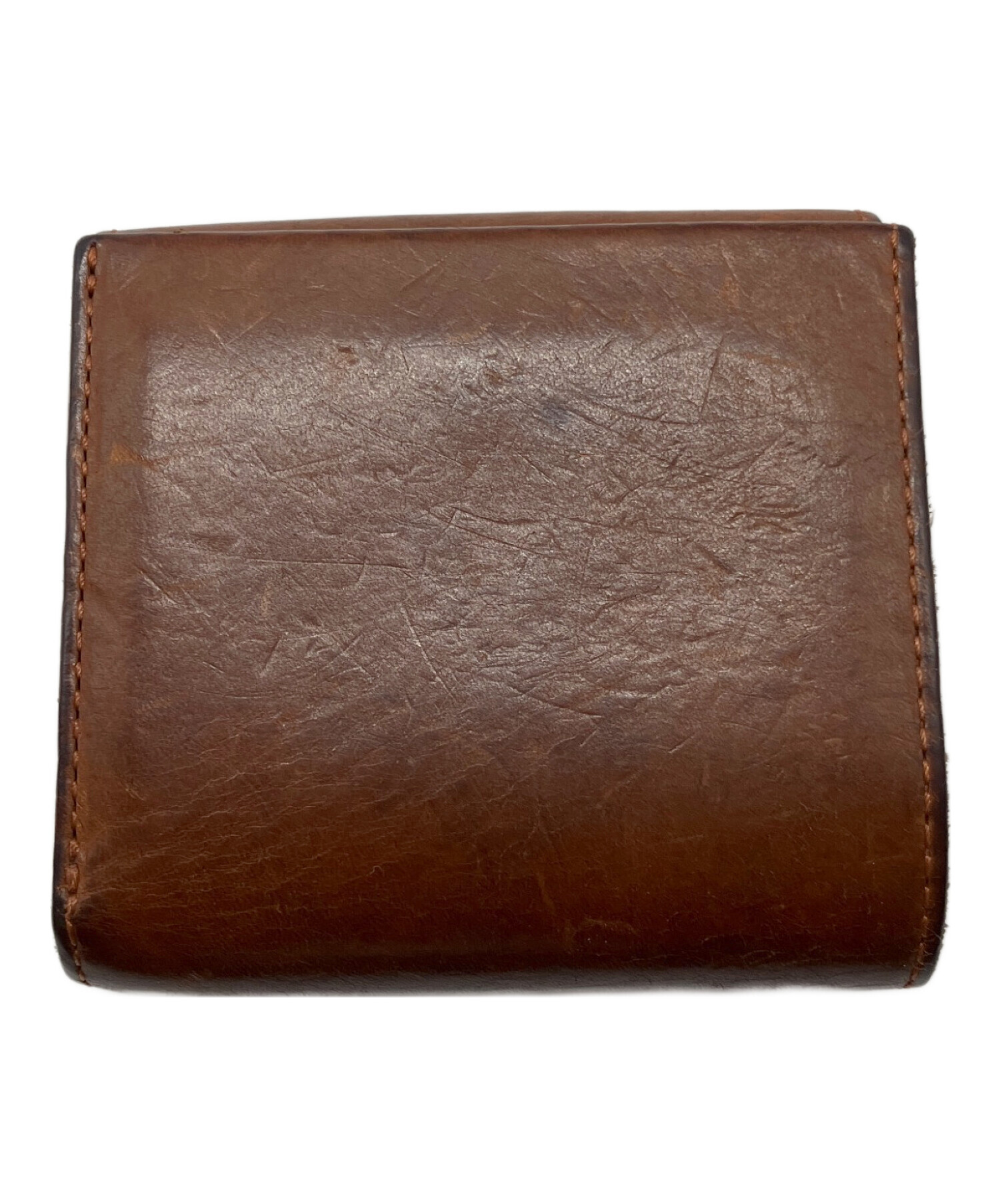 中古・古着通販】BEER BELLY (ビアベリー) 2つ折り財布 ブラウン