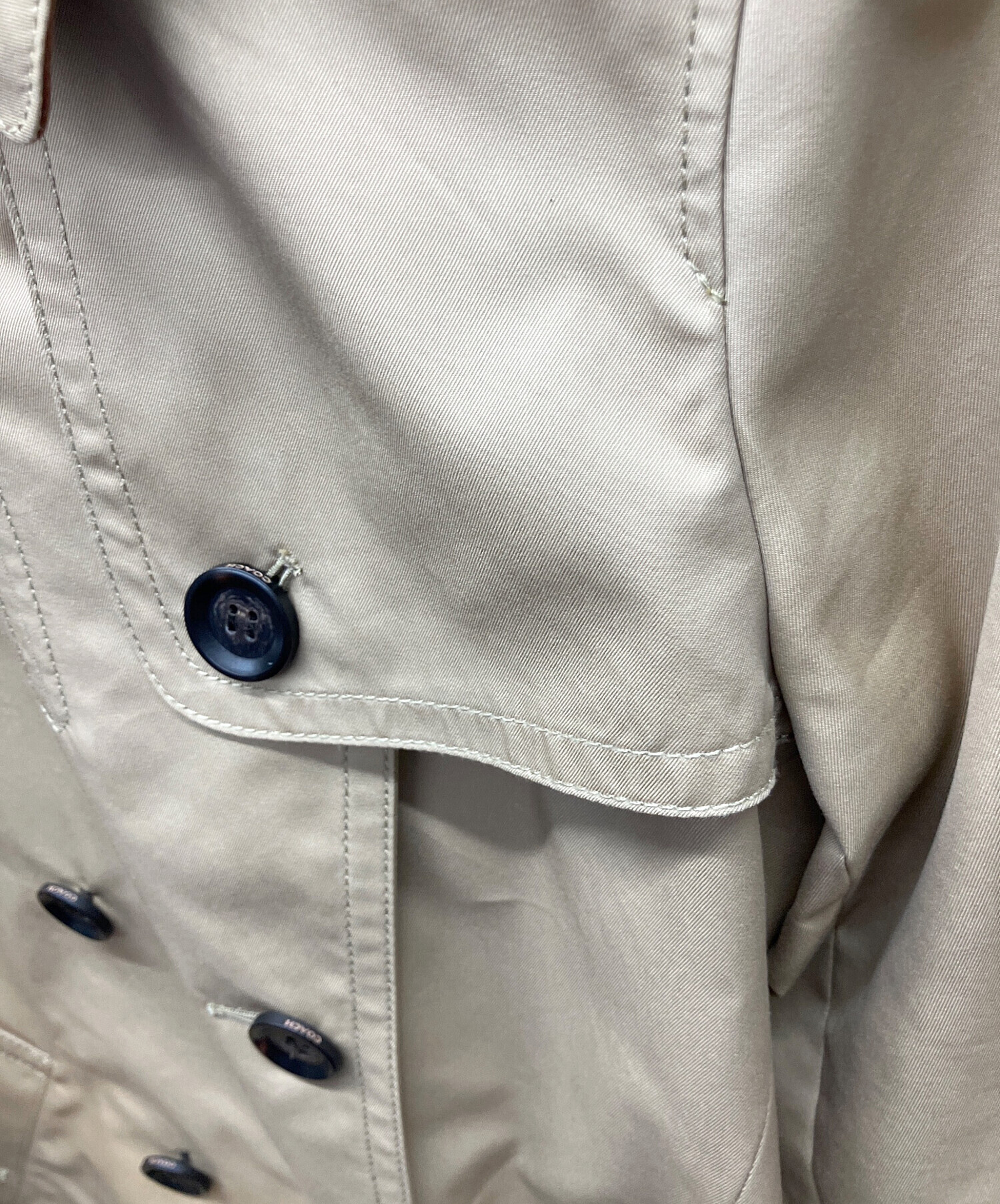 中古・古着通販】COACH (コーチ) トレンチコート ベージュ サイズ:S