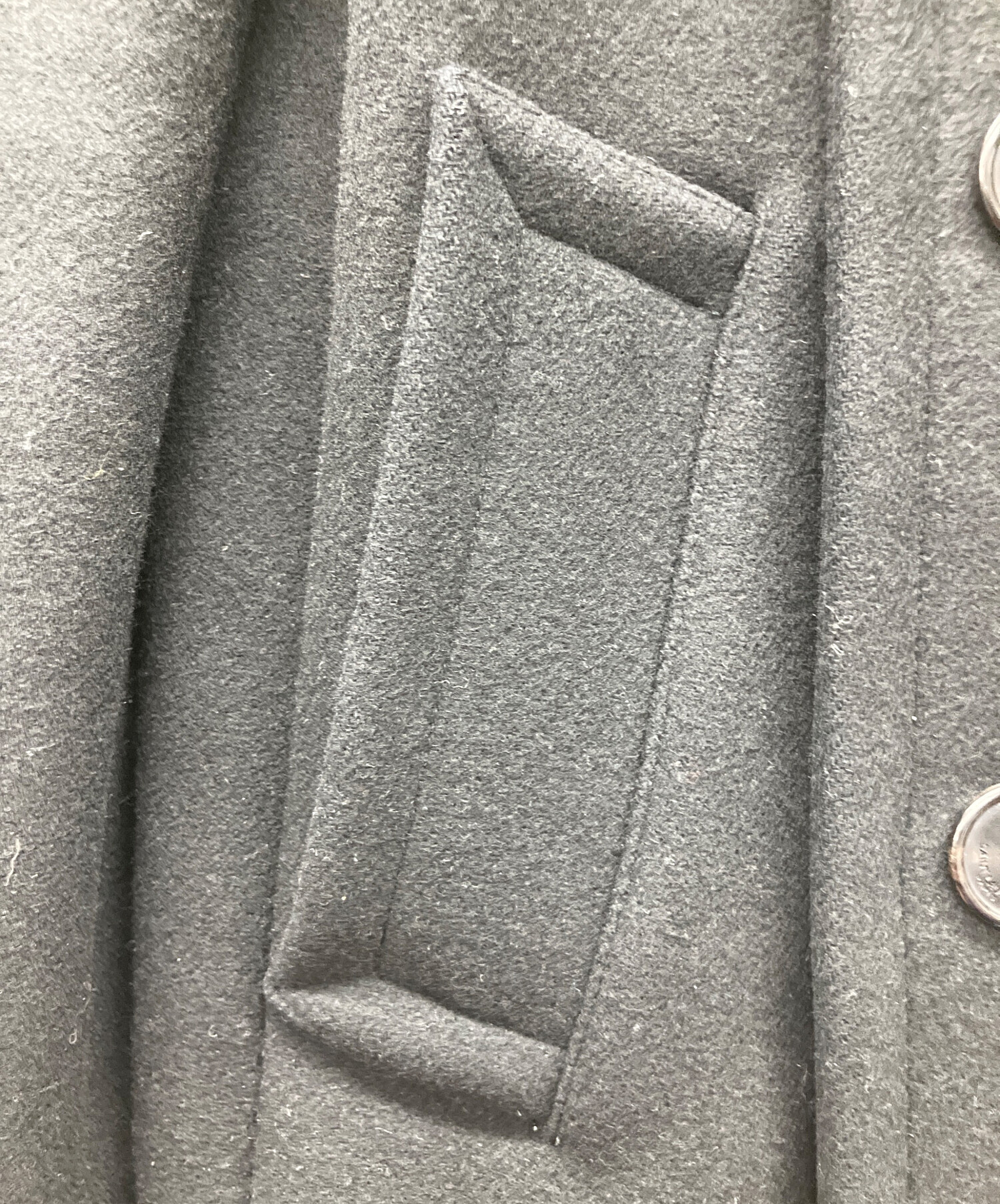 SAINT LAURENT PARIS クラシックキャビン マリンPコート 46 中古・古着通販】Saint Laurent Paris (サンローランパリ) Pコート