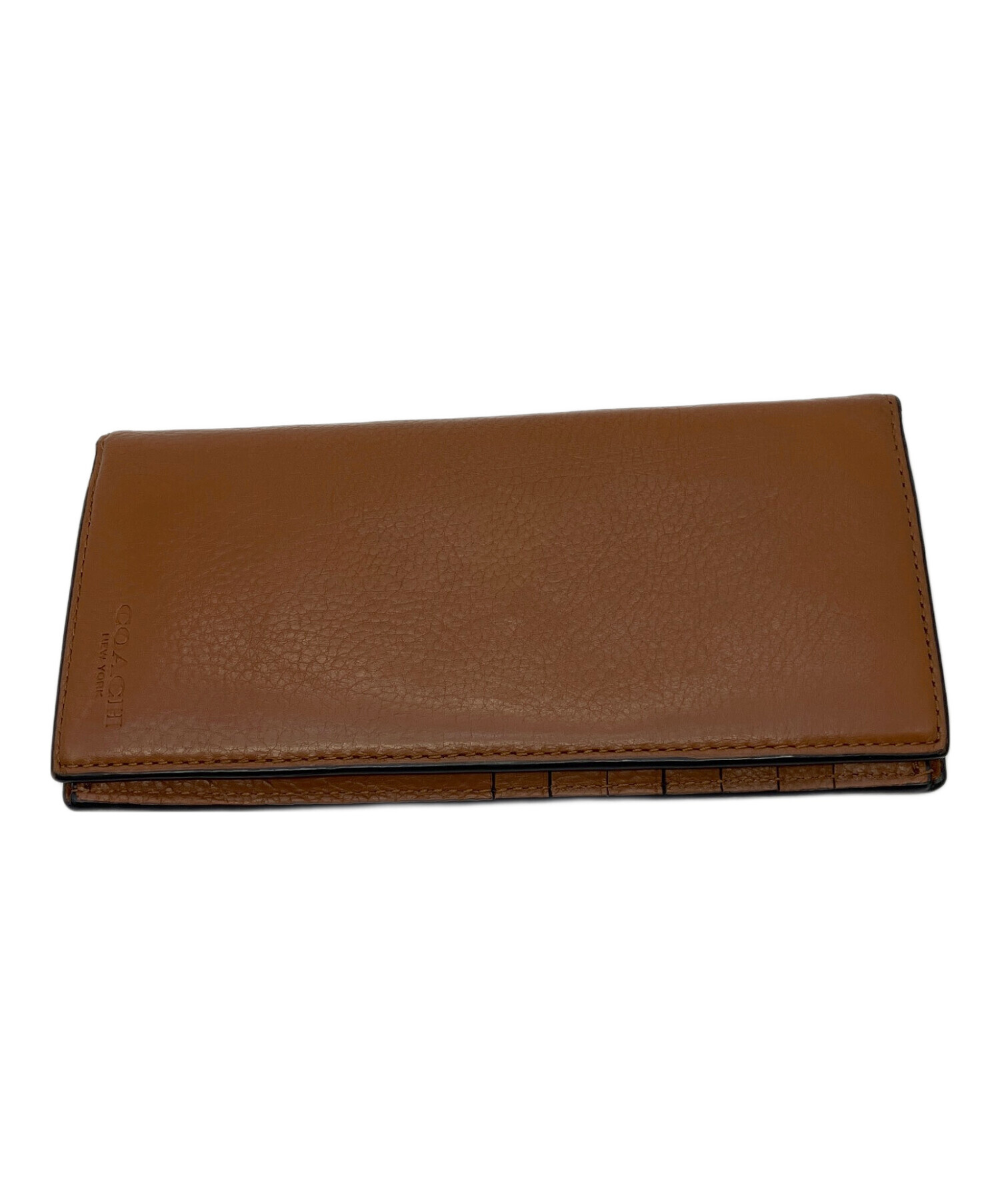 コーチ COACH 長財布 F75009 新品未使用 大特価 中古・古着通販】COACH (コーチ) 長財布 ブラウン｜ブランド・古着通販