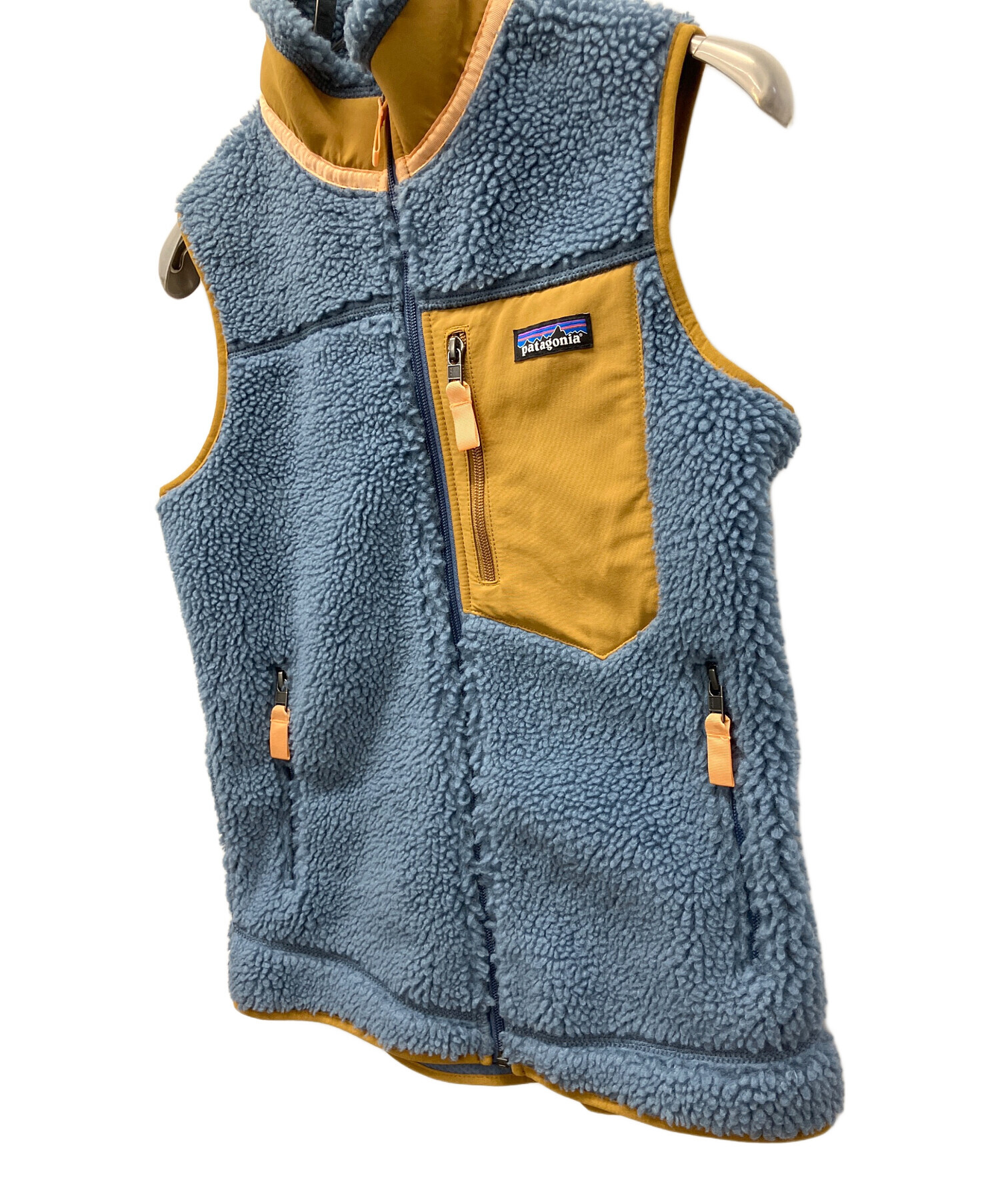 中古・古着通販】Patagonia (パタゴニア) ボアベスト ブルー×ベージュ