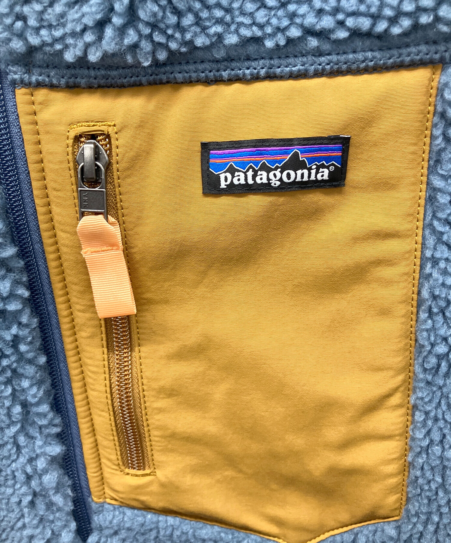 中古・古着通販】Patagonia (パタゴニア) ボアベスト ブルー×ベージュ