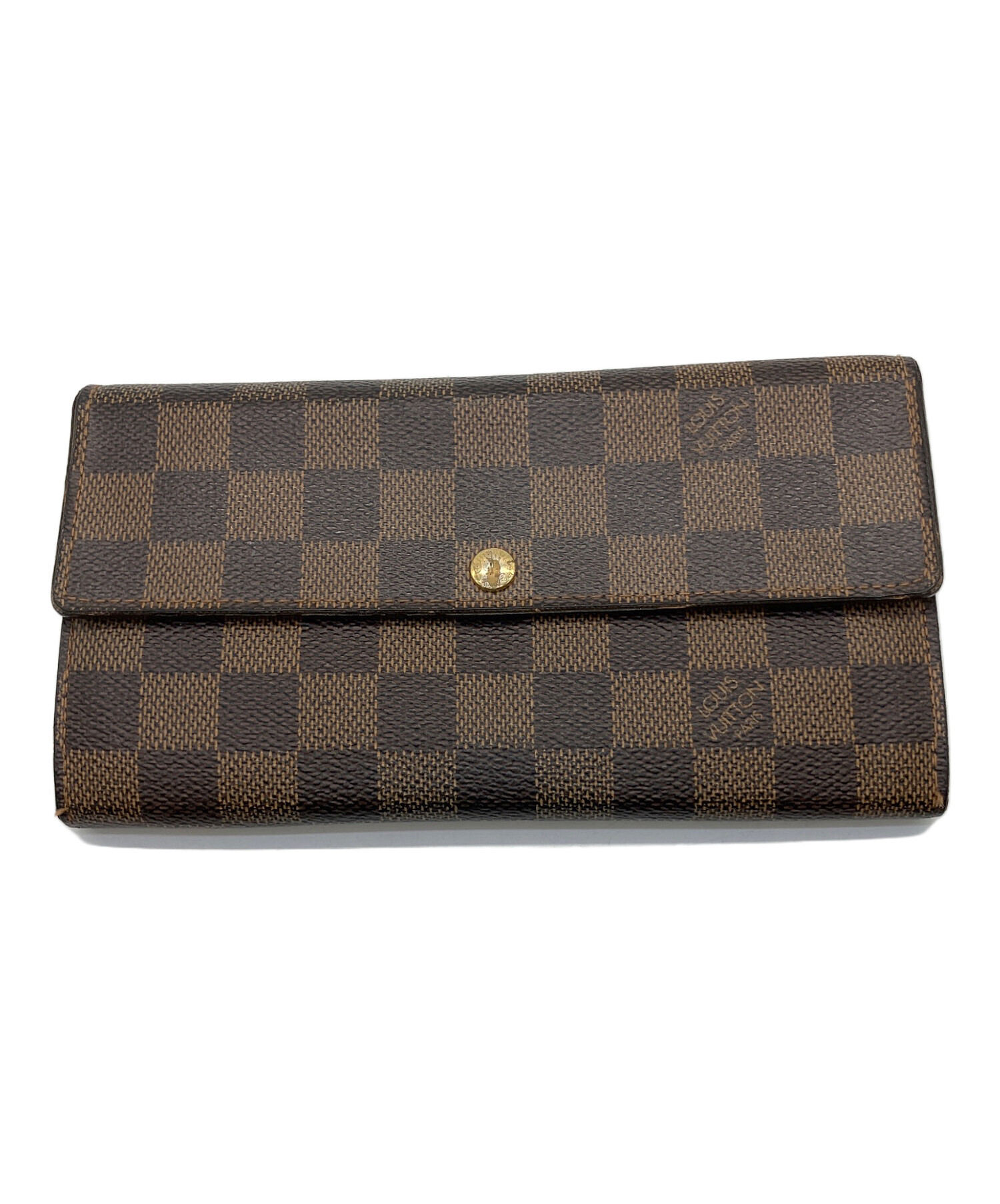 中古・古着通販】LOUIS VUITTON (ルイ ヴィトン) 長財布 ブラウン