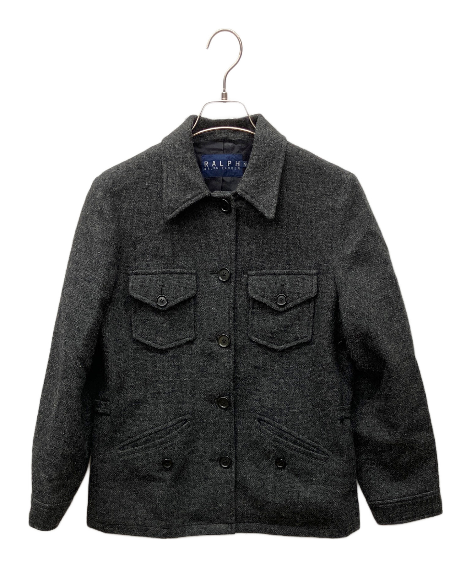 ラルフローレン Ralph Lauren pコート チャコールグレー 中古・古着通販】RALPH LAUREN (ラルフローレン) Pコート グレー