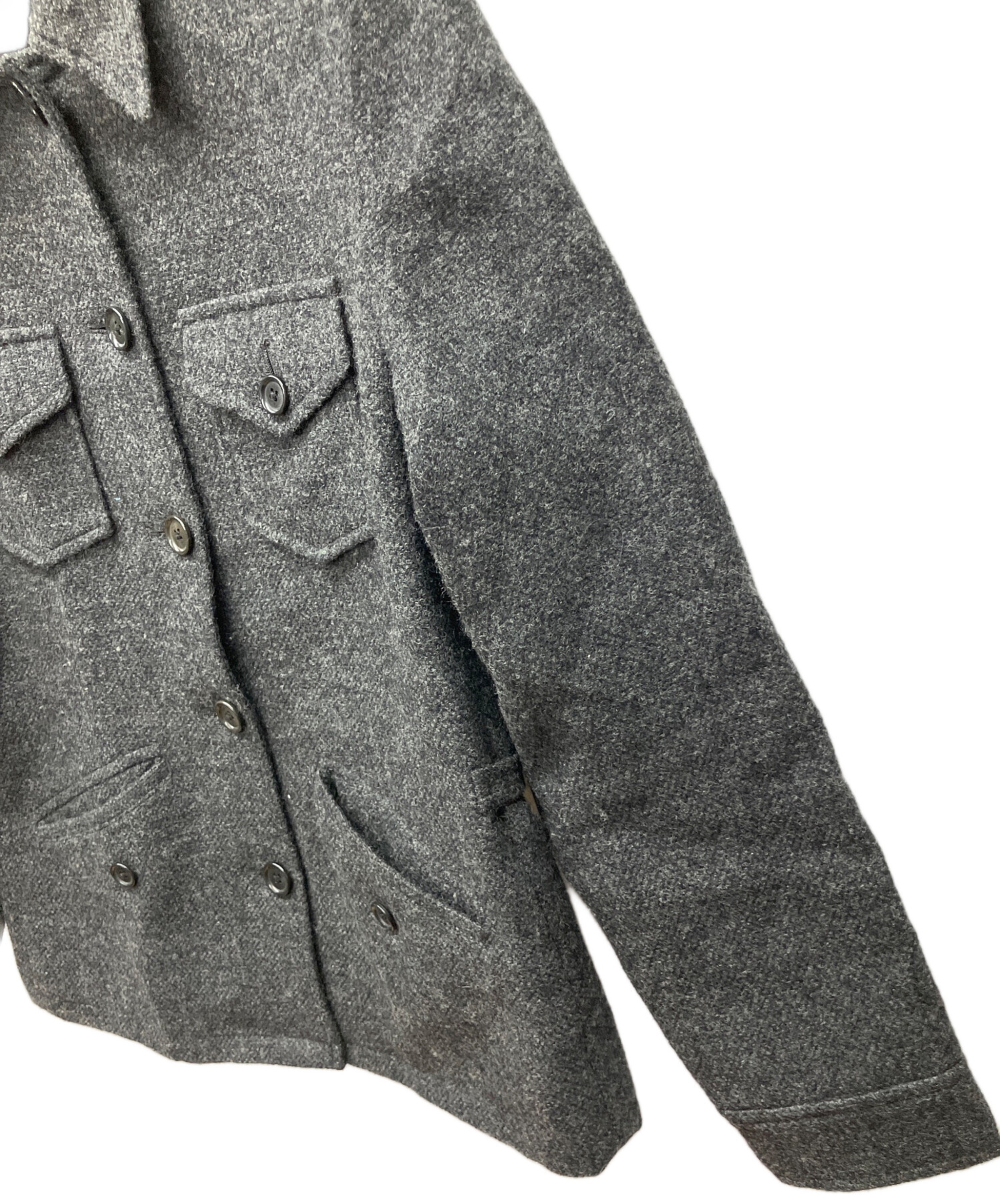 中古・古着通販】RALPH LAUREN (ラルフローレン) Pコート グレー