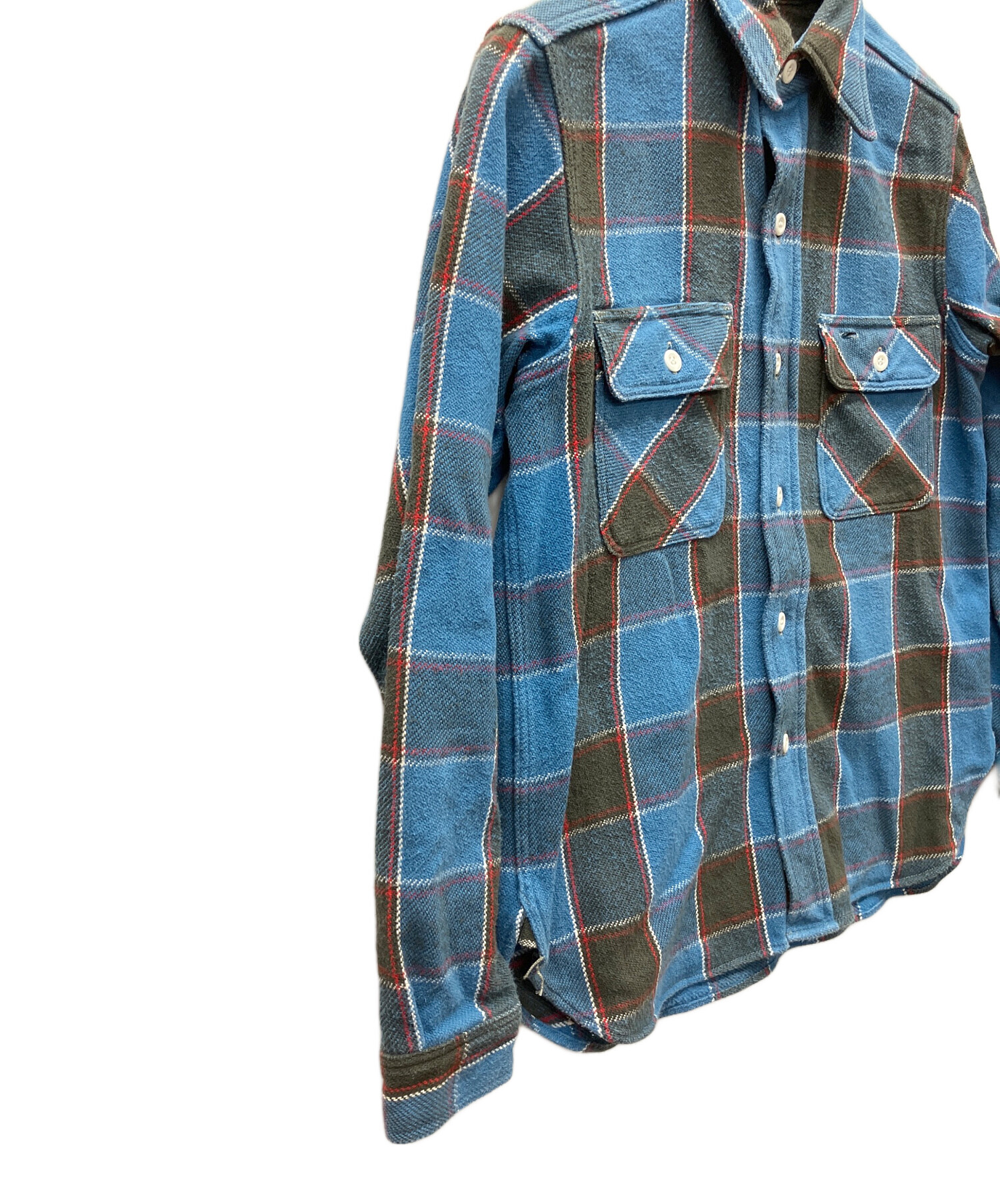 中古・古着通販】WAREHOUSE (ウエアハウス) 長袖シャツ ライトブルー