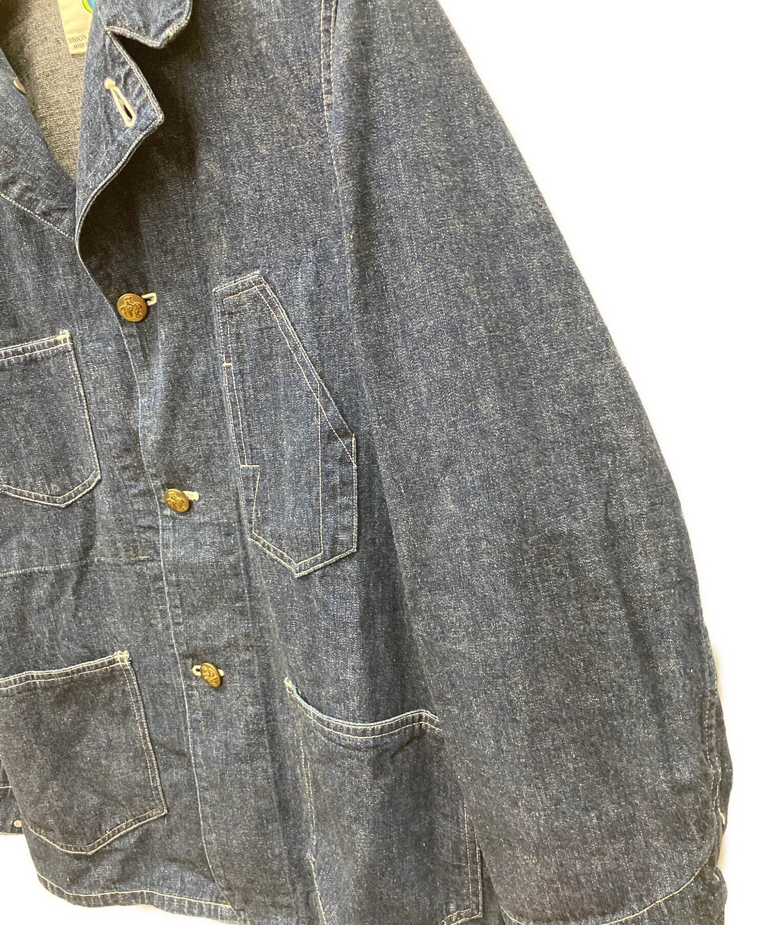 中古・古着通販】WAREHOUSE (ウエアハウス) デニムカバーオール