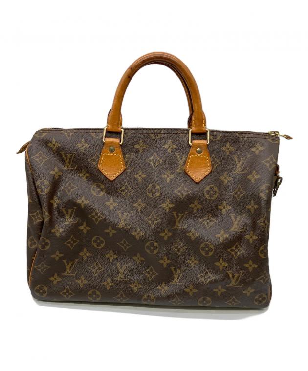 訳あり Louis Vuitton ダークブラウン ハンドバッグ Louis Vuitton ダークブラウン ハンドバッグ 訳あり