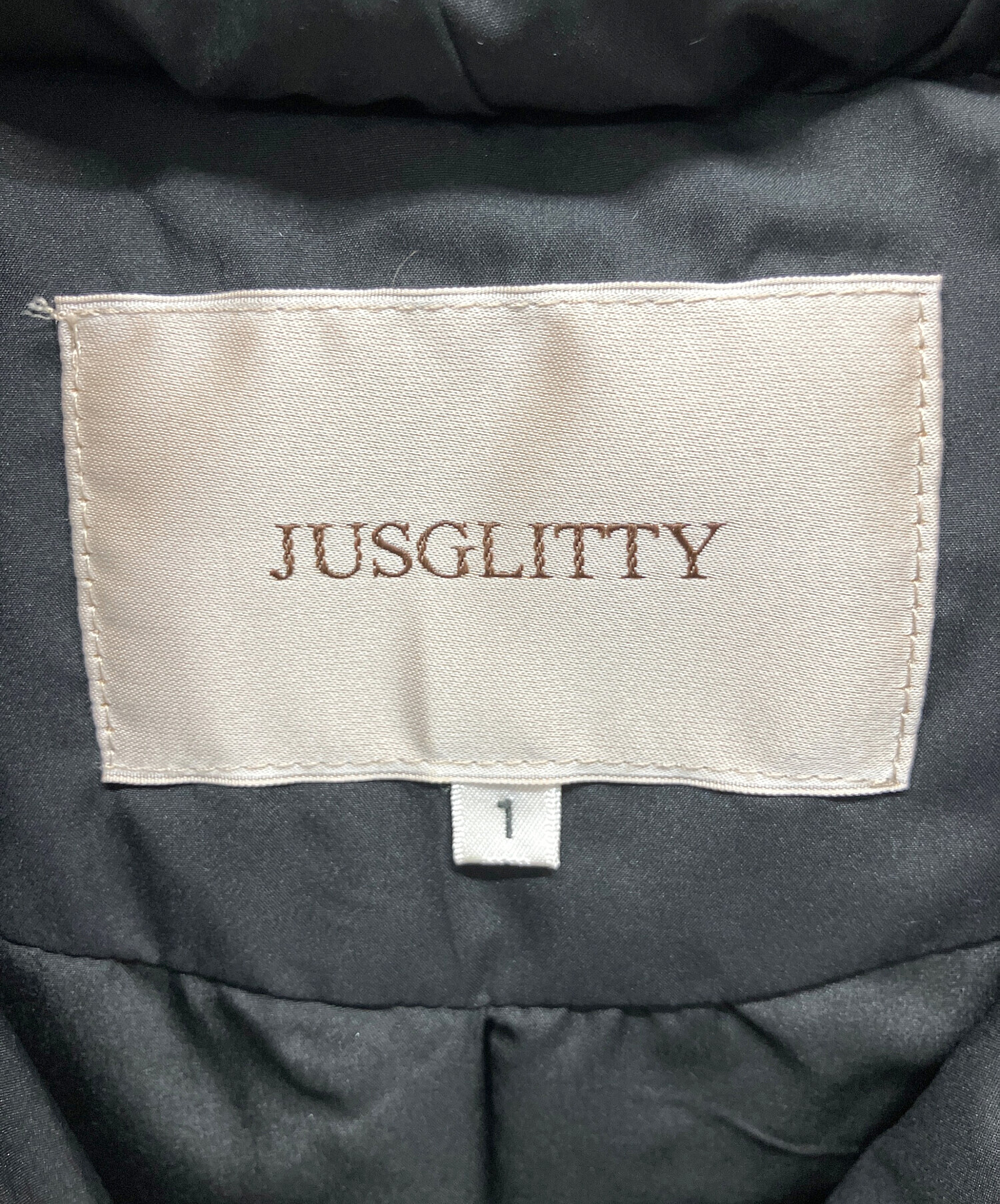 中古・古着通販】JUSGLITTY (ジャスグリッティー) ダウンコート 