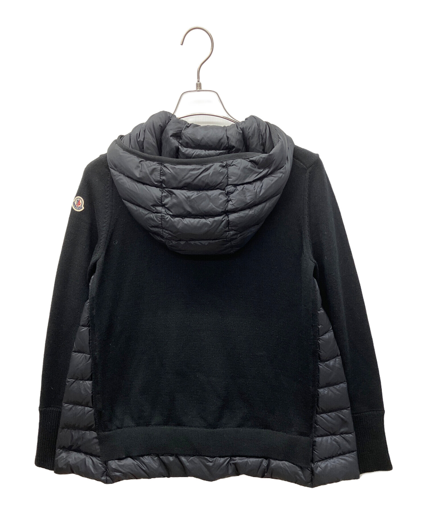 中古・古着通販】MONCLER (モンクレール) 切替 フーディダウンブルゾン