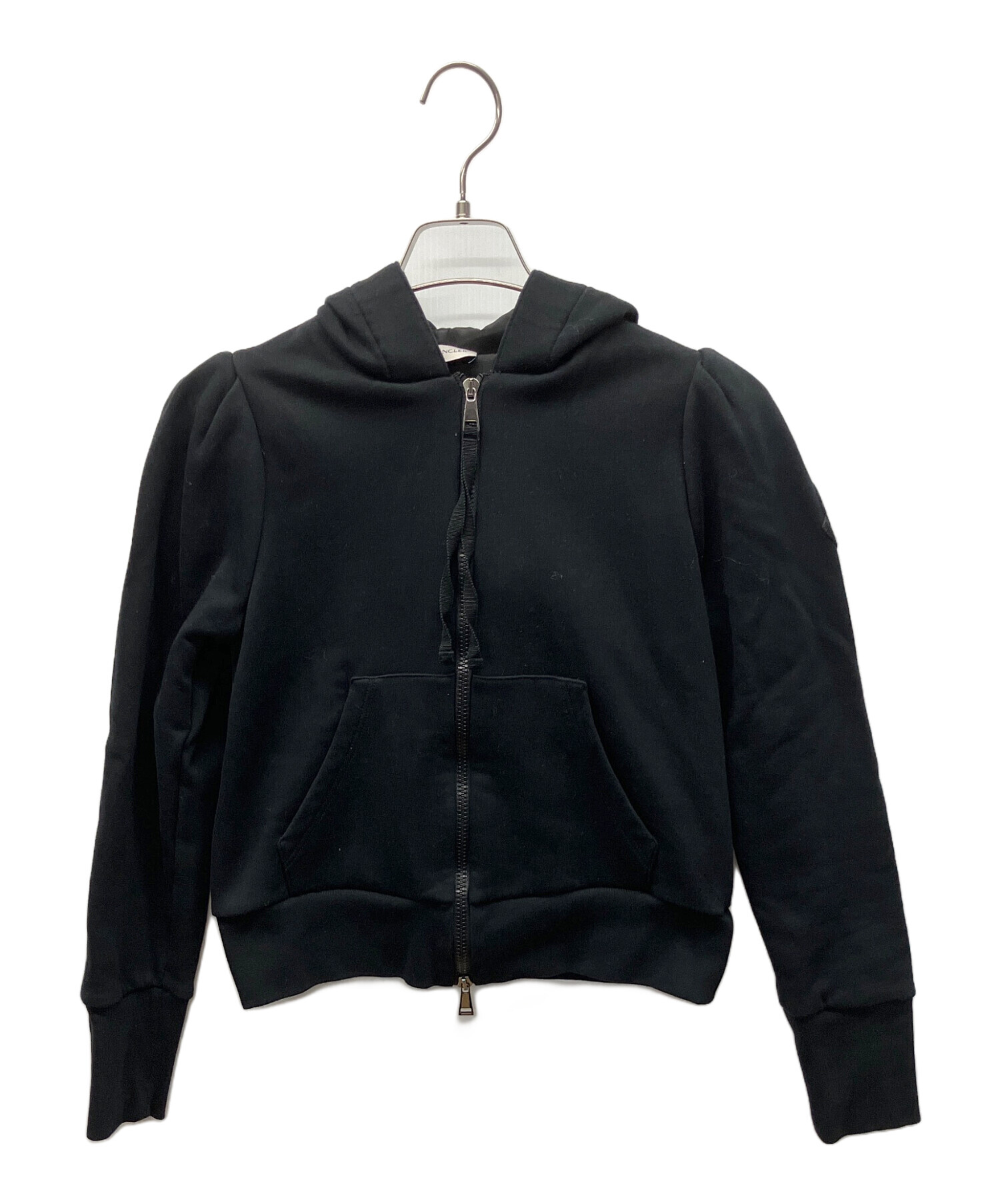 中古・古着通販】MONCLER (モンクレール) ジップパーカー ブラック