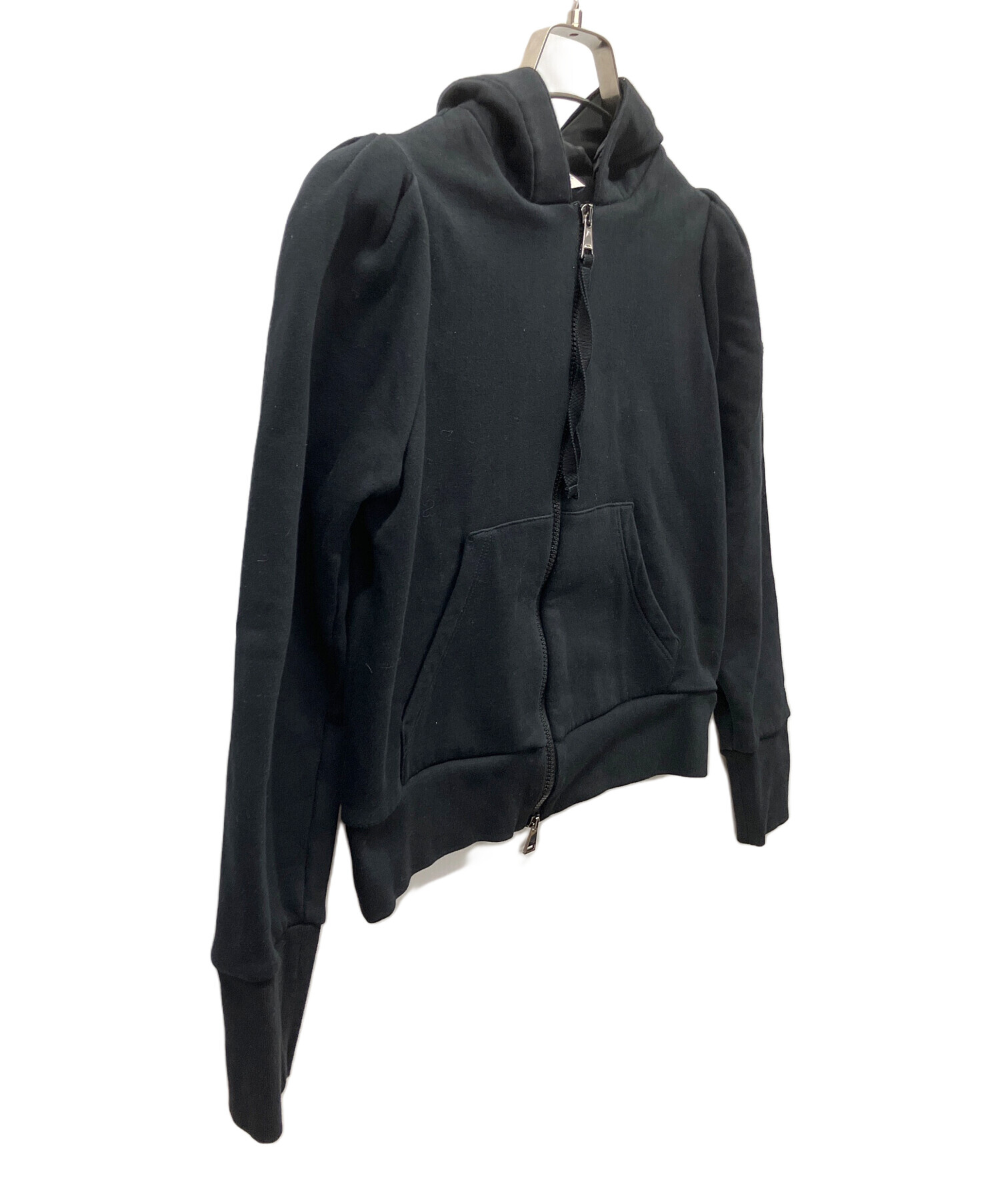 中古・古着通販】MONCLER (モンクレール) ジップパーカー ブラック
