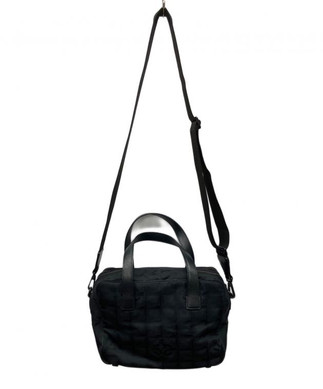 中古・古着通販】CHANEL (シャネル) 2WAYショルダーバッグ ブラック