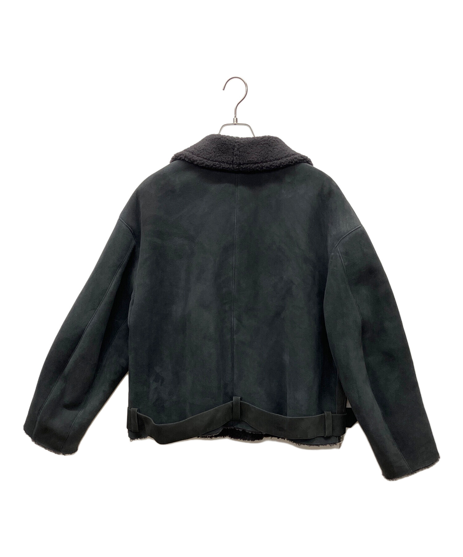 中古・古着通販】YOKE (ヨーク) ムートンジャケット ブラック サイズ:L