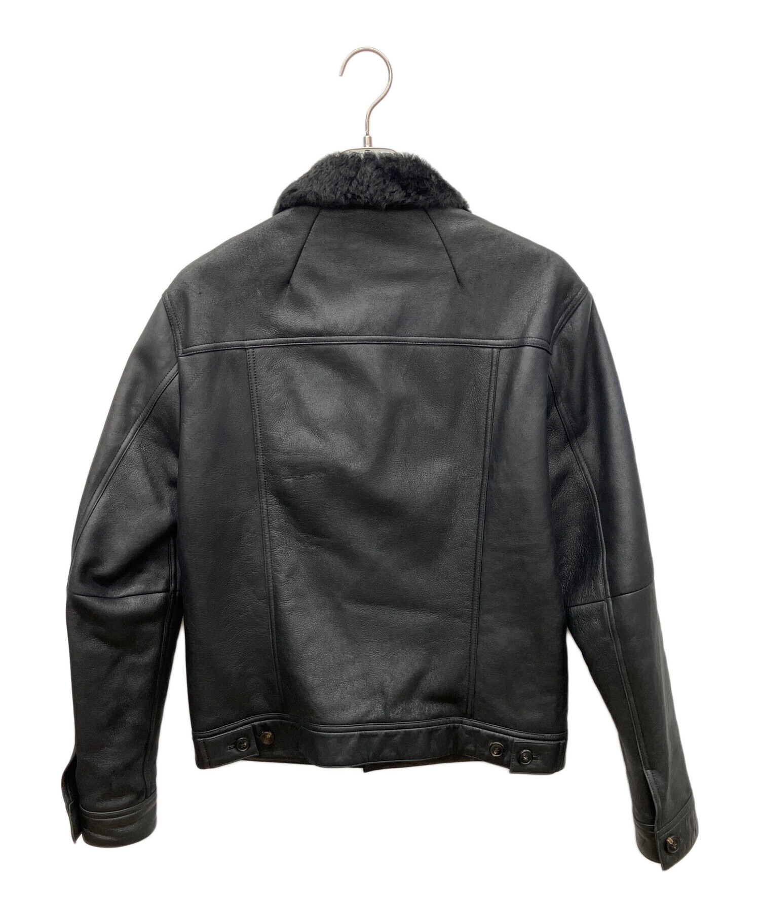 中古・古着通販】theory (セオリー) ムートンジャケット ブラック