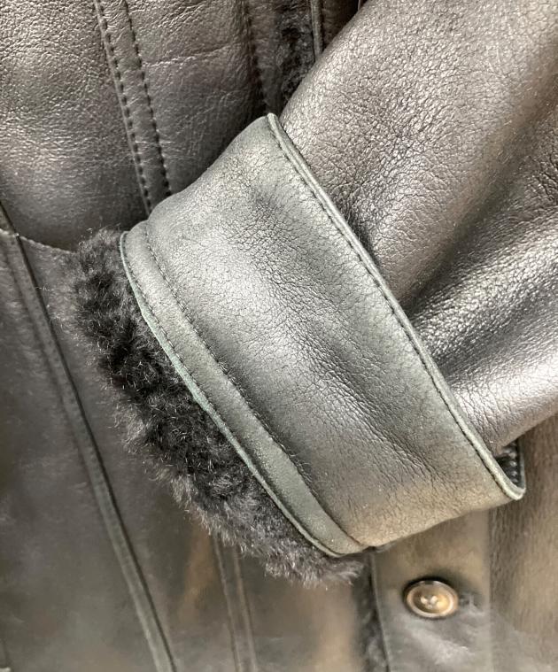 中古・古着通販】theory (セオリー) ムートンジャケット ブラック