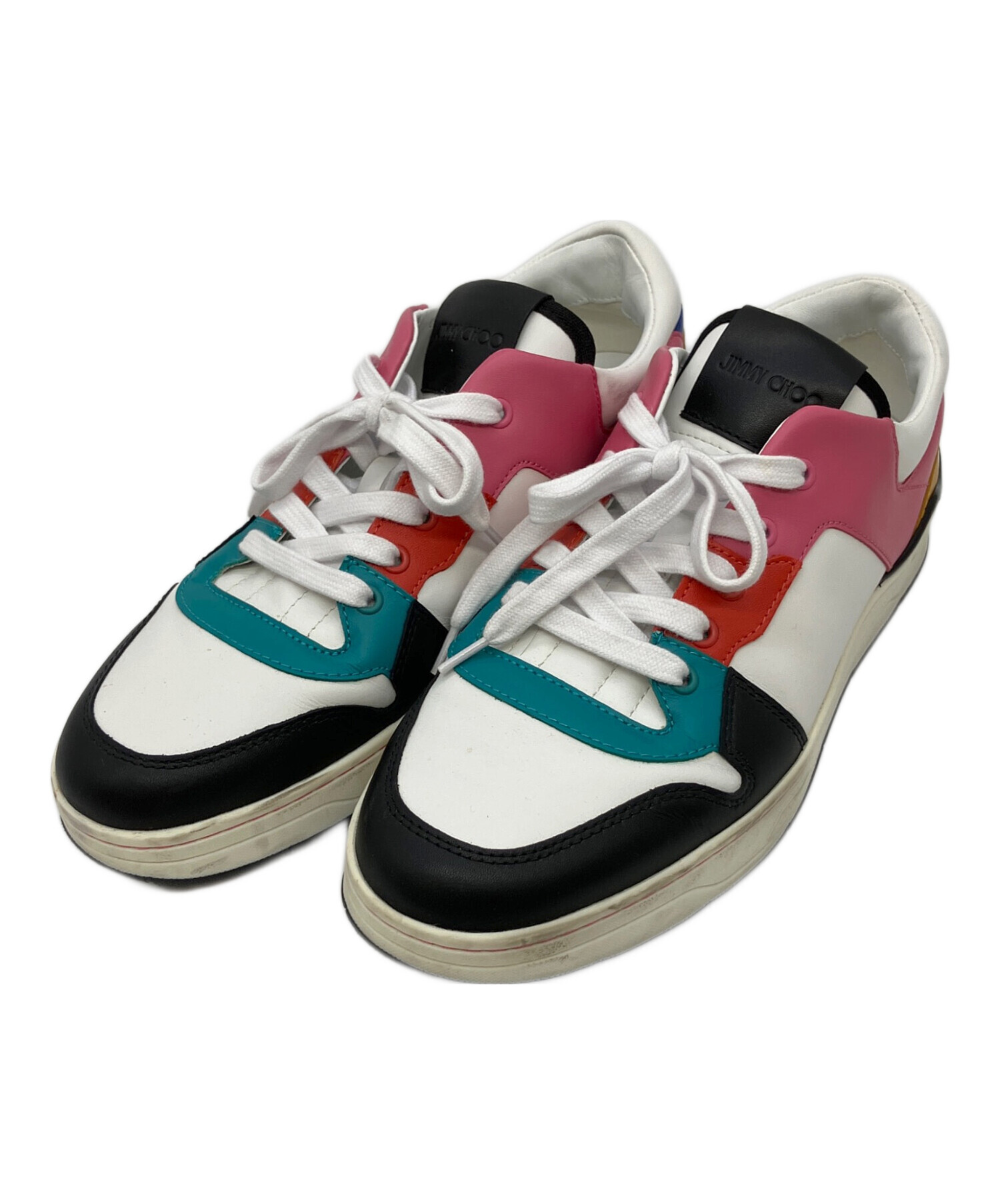 中古・古着通販】JIMMY CHOO (ジミーチュウ) FLORENT ホワイトマルチ