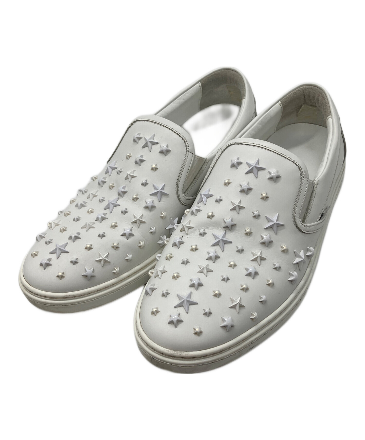 中古・古着通販】JIMMY CHOO (ジミーチュウ) スタッズスリッポン