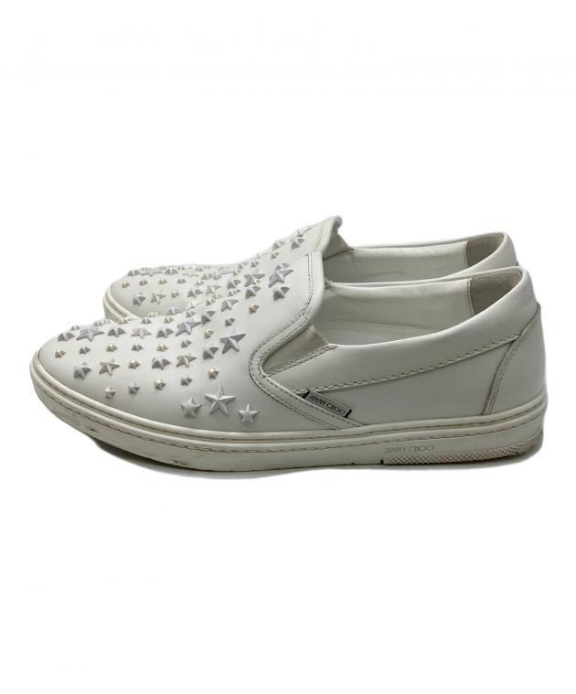 中古・古着通販】JIMMY CHOO (ジミーチュウ) スタッズスリッポン