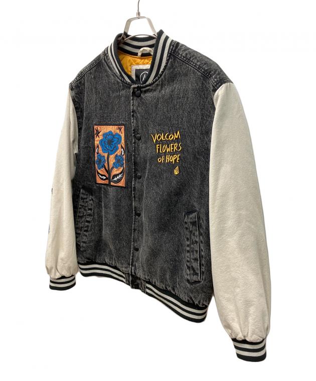 A*°様 ‼️未使用品‼️★ボルコム Volcom★スタジャン ブルゾン ジャケ 中古・古着通販】VOLCOM (ボルコム) ブルゾン グレー サイズ:M