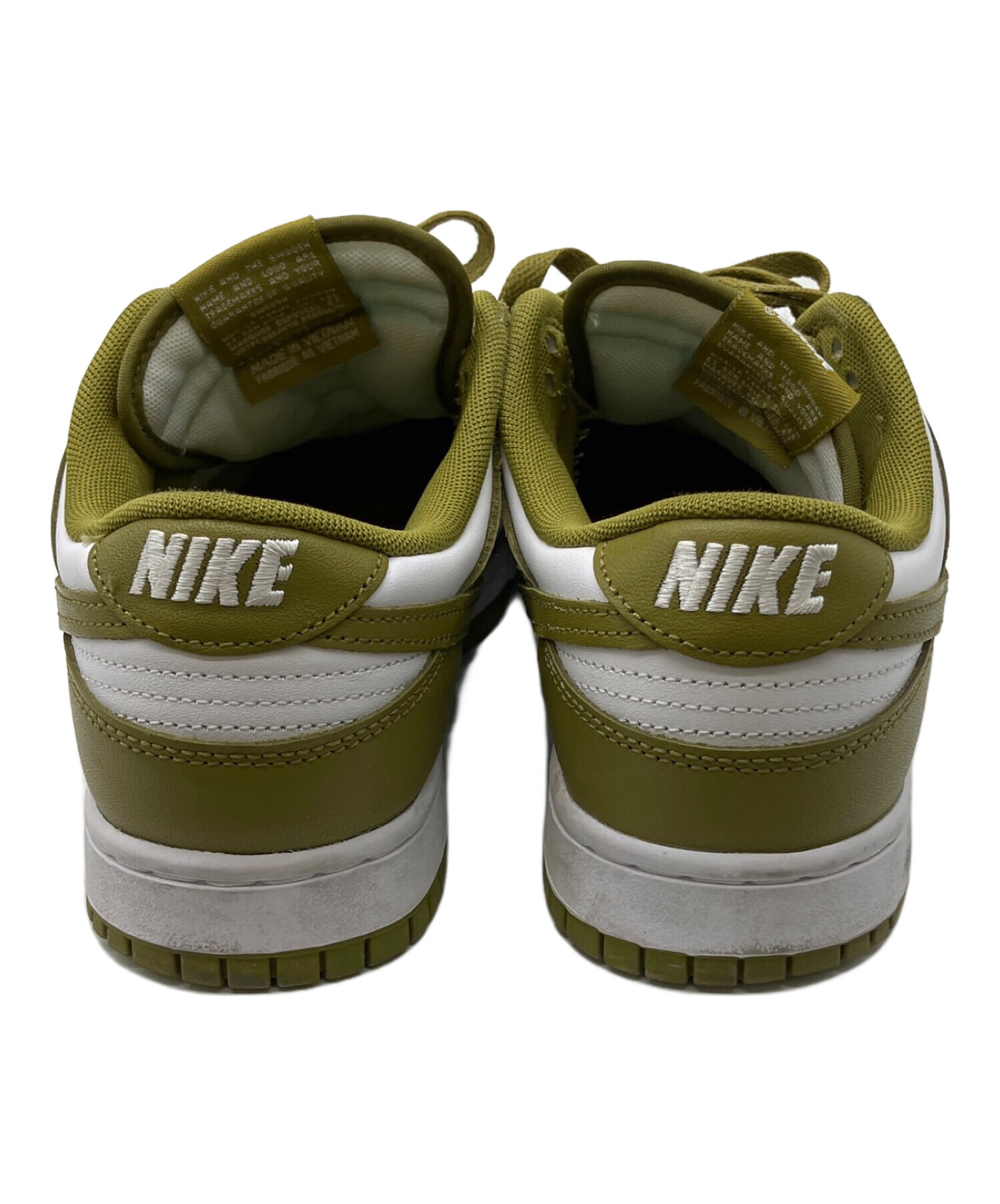 中古・古着通販】NIKE (ナイキ) スニーカー ホワイト×オリーブ サイズ 