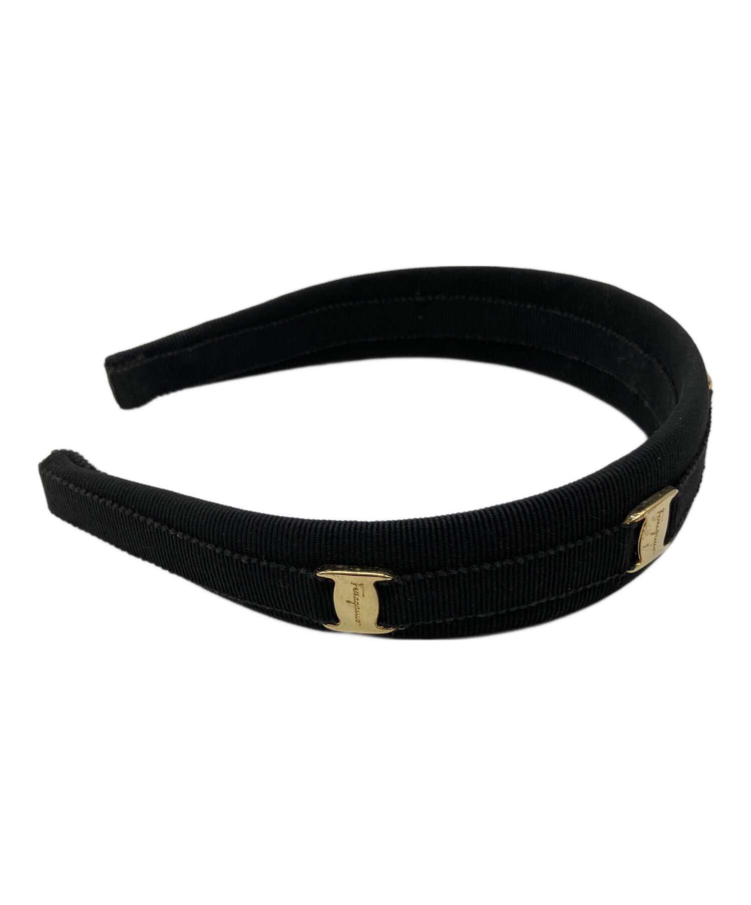 【୨୧ uxt ୨୧様】フェラガモ　カチューシャ 中古・古着通販】Ferragamo (フェラガモ) カチューシャ ブラック