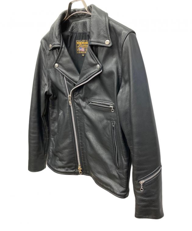 中古・古着通販】VANSON (バンソン) ダブルライダースジャケット