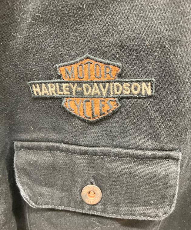 HARLEY DAVIDSON ハーレーダビットソンデニムシャツ/中古品・Lサイズ 中古・古着通販】HARLEY-DAVIDSON (ハーレーダビッドソン) バック
