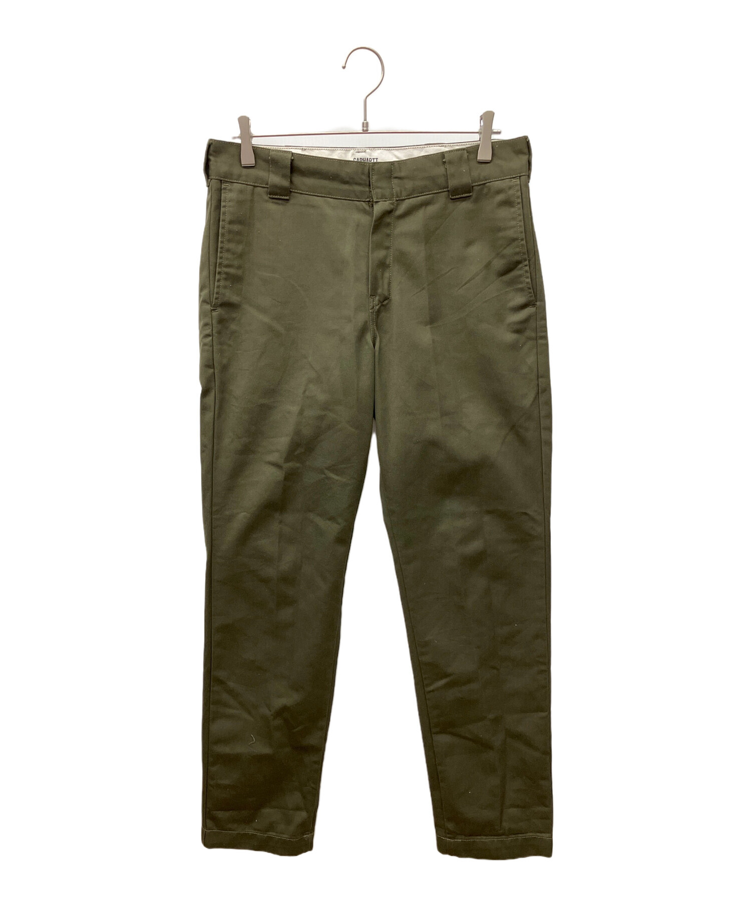 中古・古着通販】CarHartt (カーハート) パンツ オリーブ サイズ:30×32