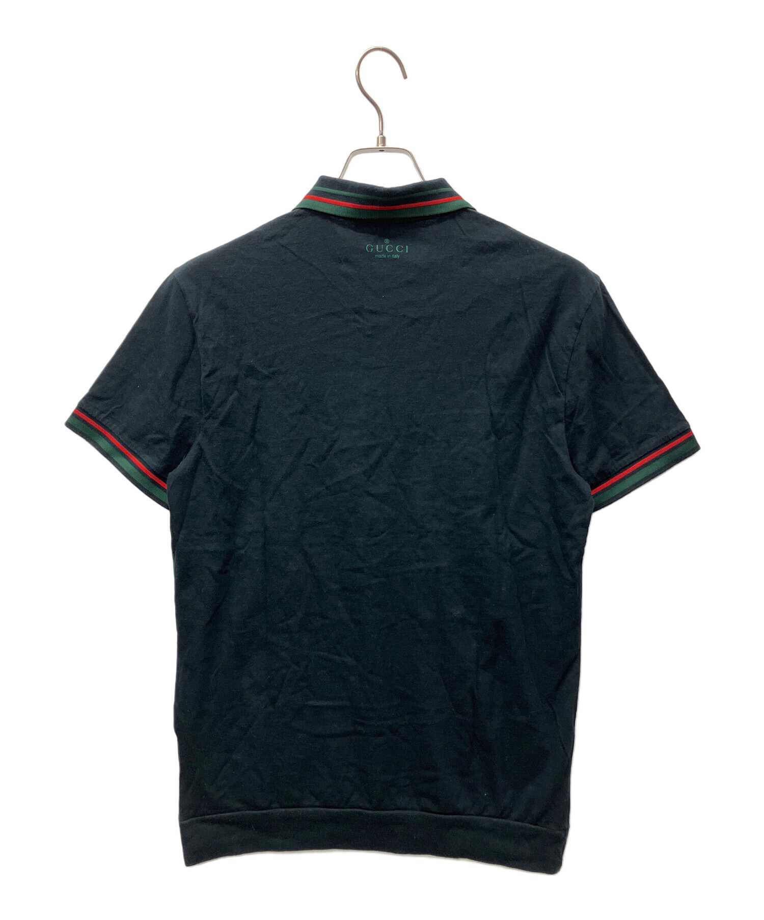 GUCCI ポロシャツ 新品未使用 正規店購入品 中古・古着通販】GUCCI (グッチ) ポロシャツ ブラック サイズ:M