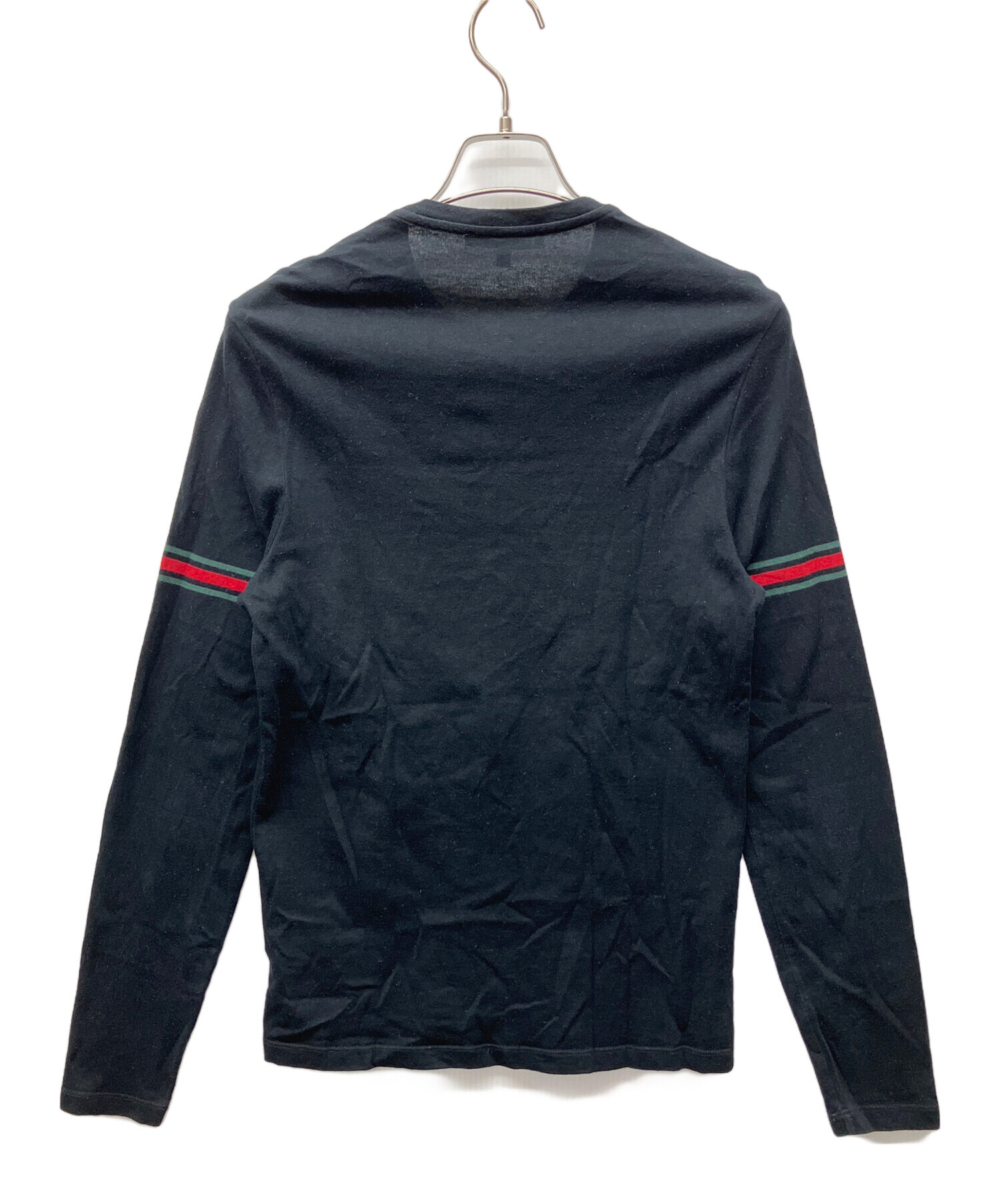 中古・古着通販】GUCCI (グッチ) 長袖カットソー ブラック サイズ:M 