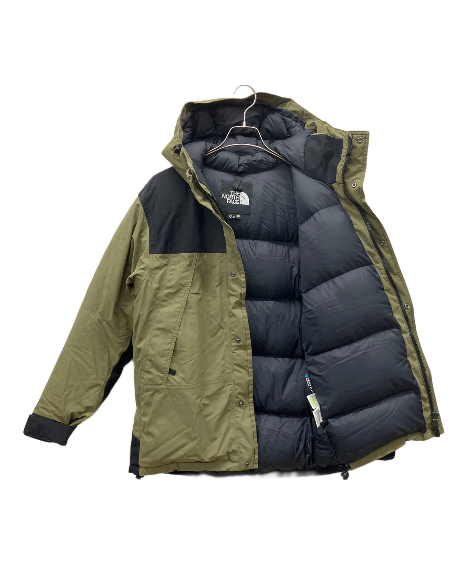サ*ア様 ノースフェイス ダウンジャケット グリーン 古着 Lサイズ 中古・古着通販】THE NORTH FACE (ザ ノース フェイス) アウトドア