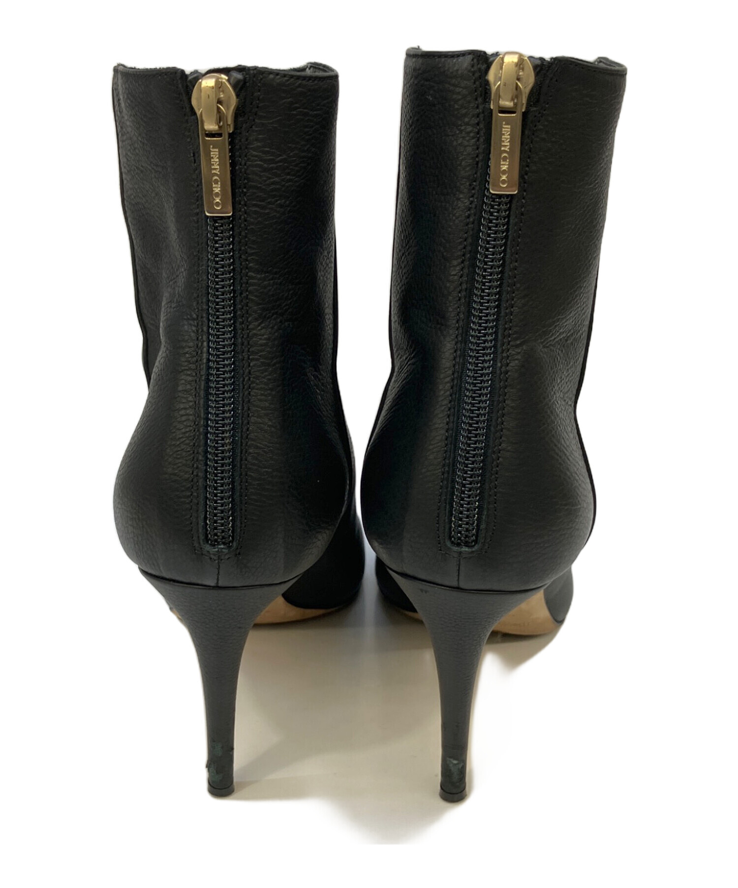 中古・古着通販】JIMMY CHOO (ジミーチュウ) ヒールブーツ ブラック